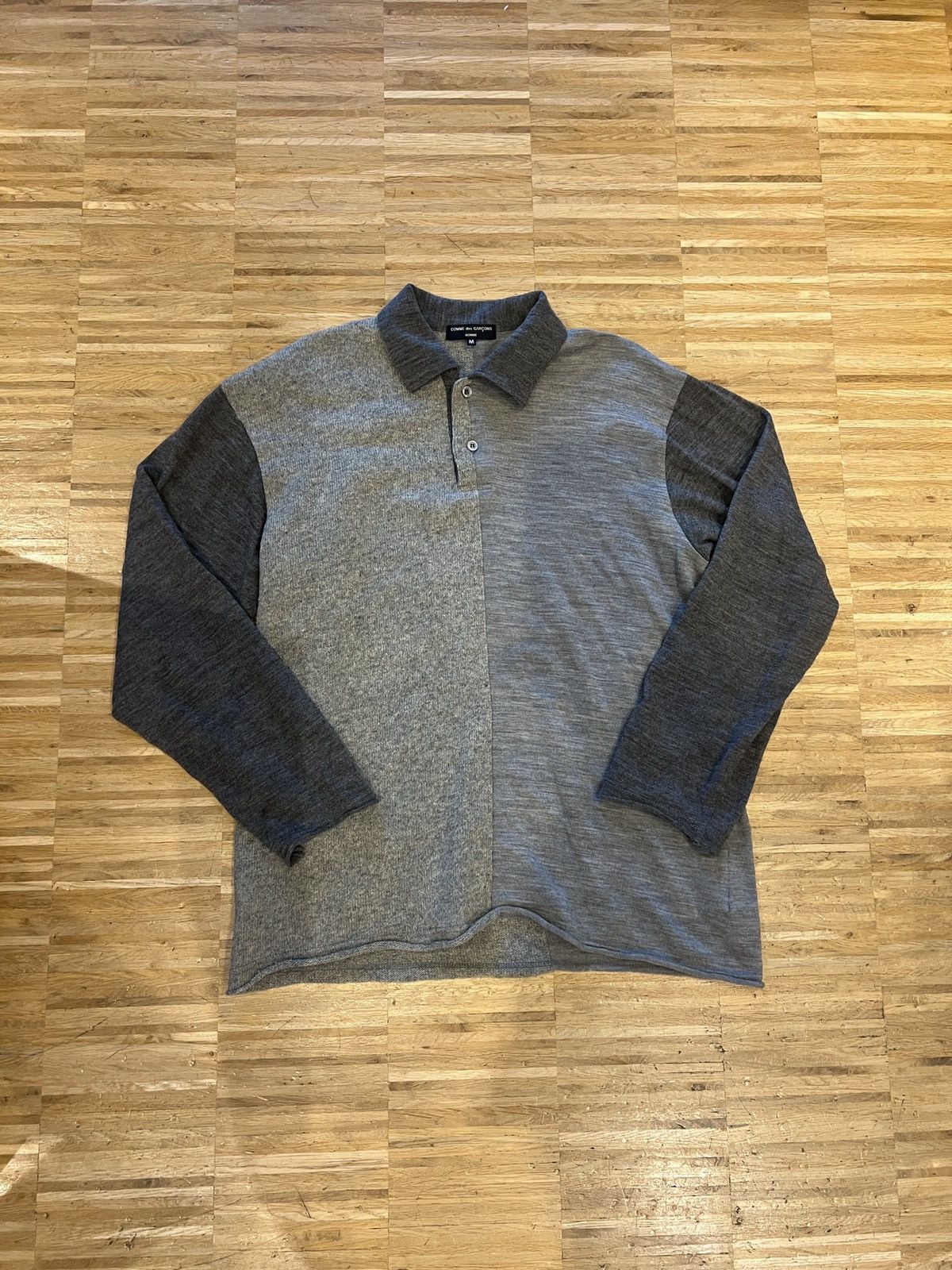 Comme des Garcons Homme Comme Des Garçons Homme knit polo Size US M / EU 48-50 / 2 - 1 Thumbnail