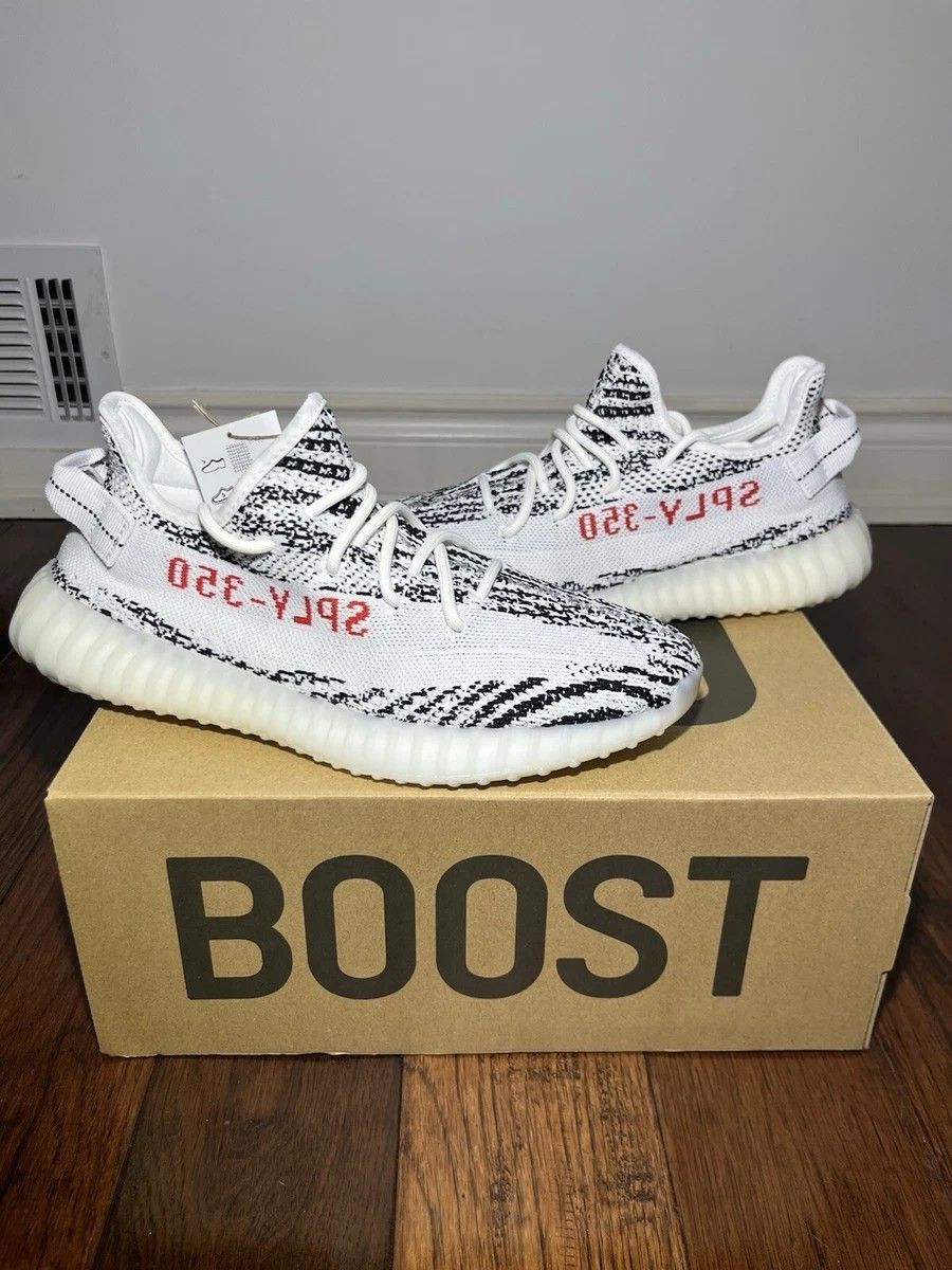 Adidas Yeezy Boost 350 V2 Zebra Cp965422 Men size New