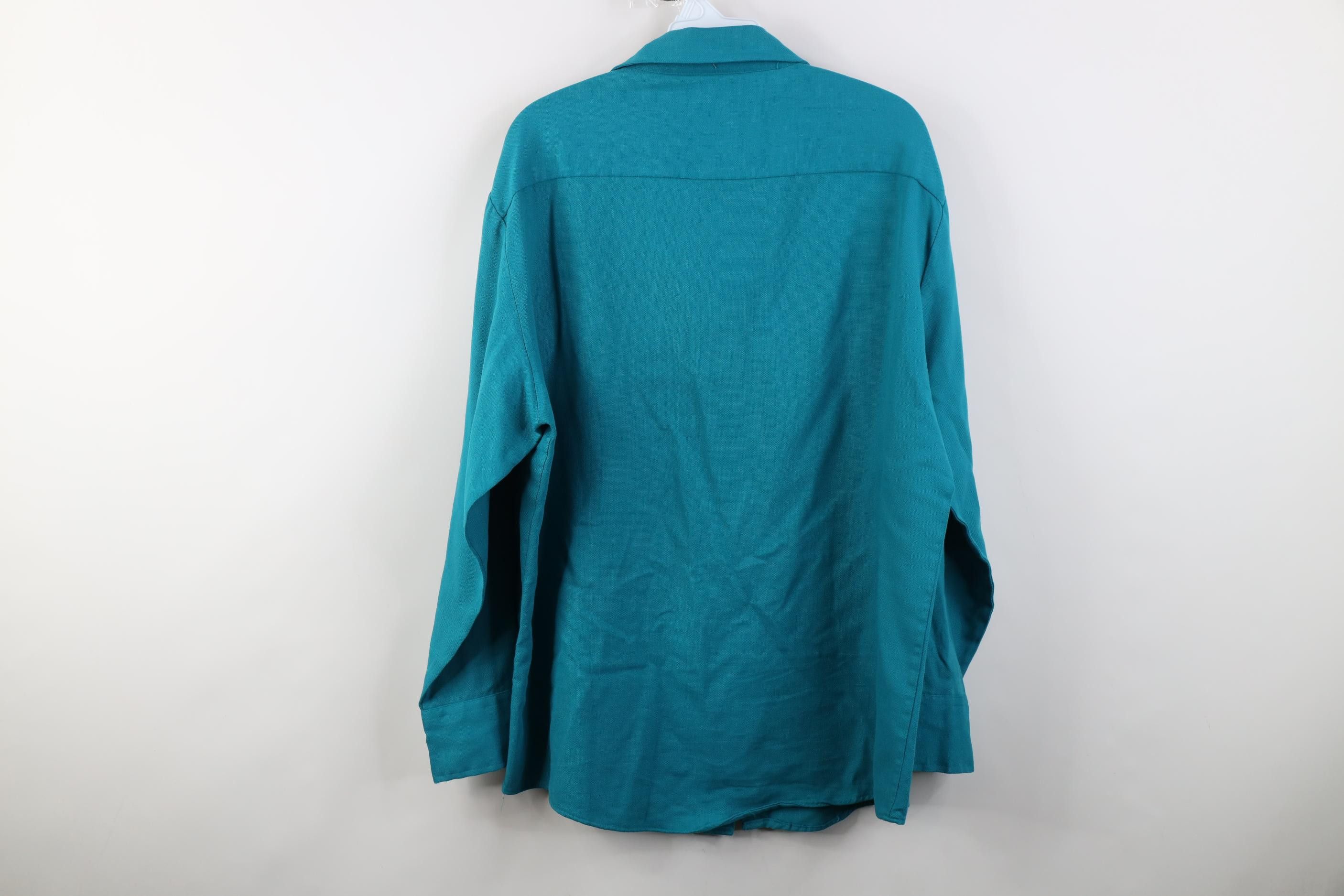 Vintage Vintage 70s 80s Streetwear Knit Double Pocket Button Shirt Size US L / EU 52-54 / 3 - 15 Thumbnail