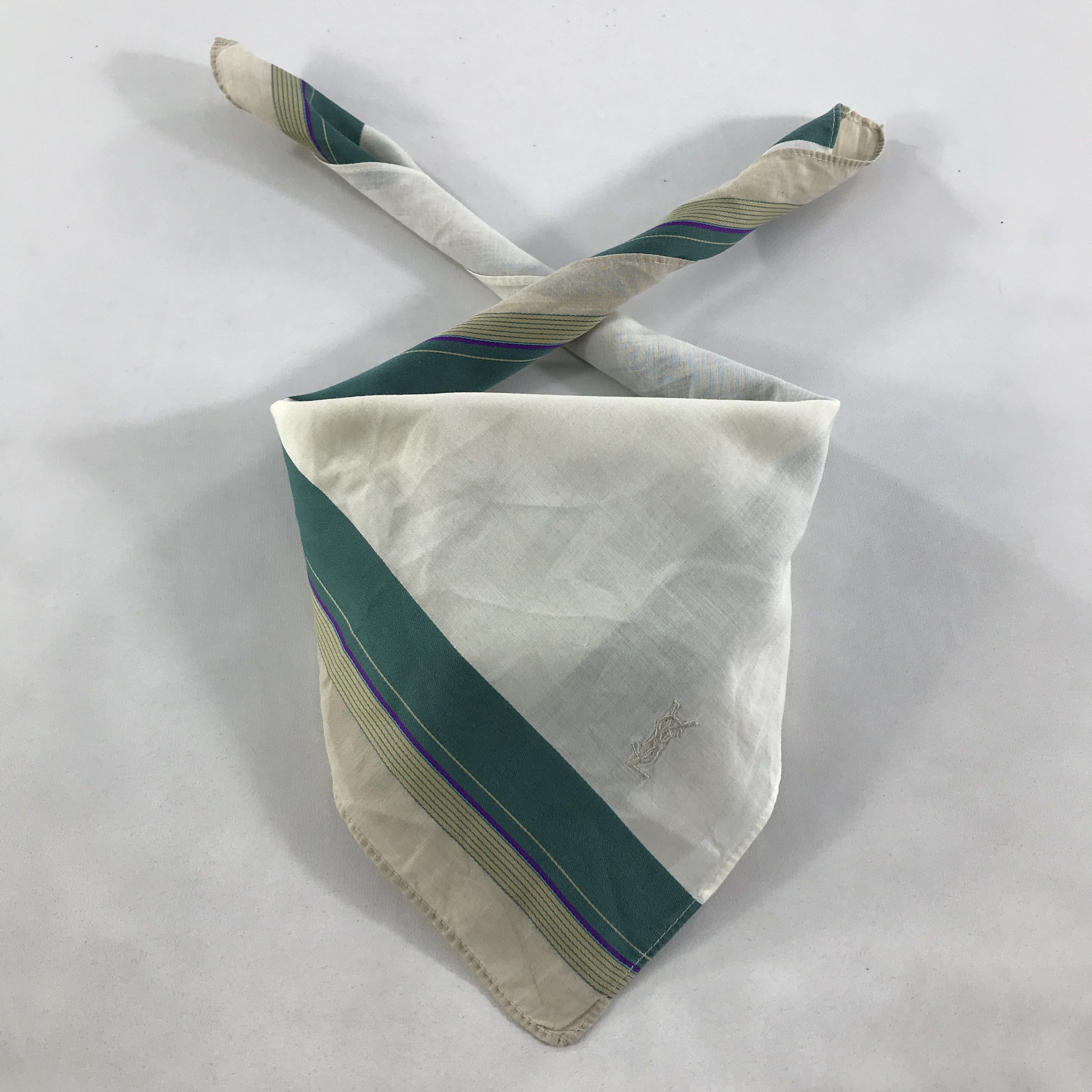 Vintage × Yves Saint Laurent Yves Saint Laurent Bandana /Handkerchief/Neckerchief -S1707 Size ONE SIZE - 3 Thumbnail
