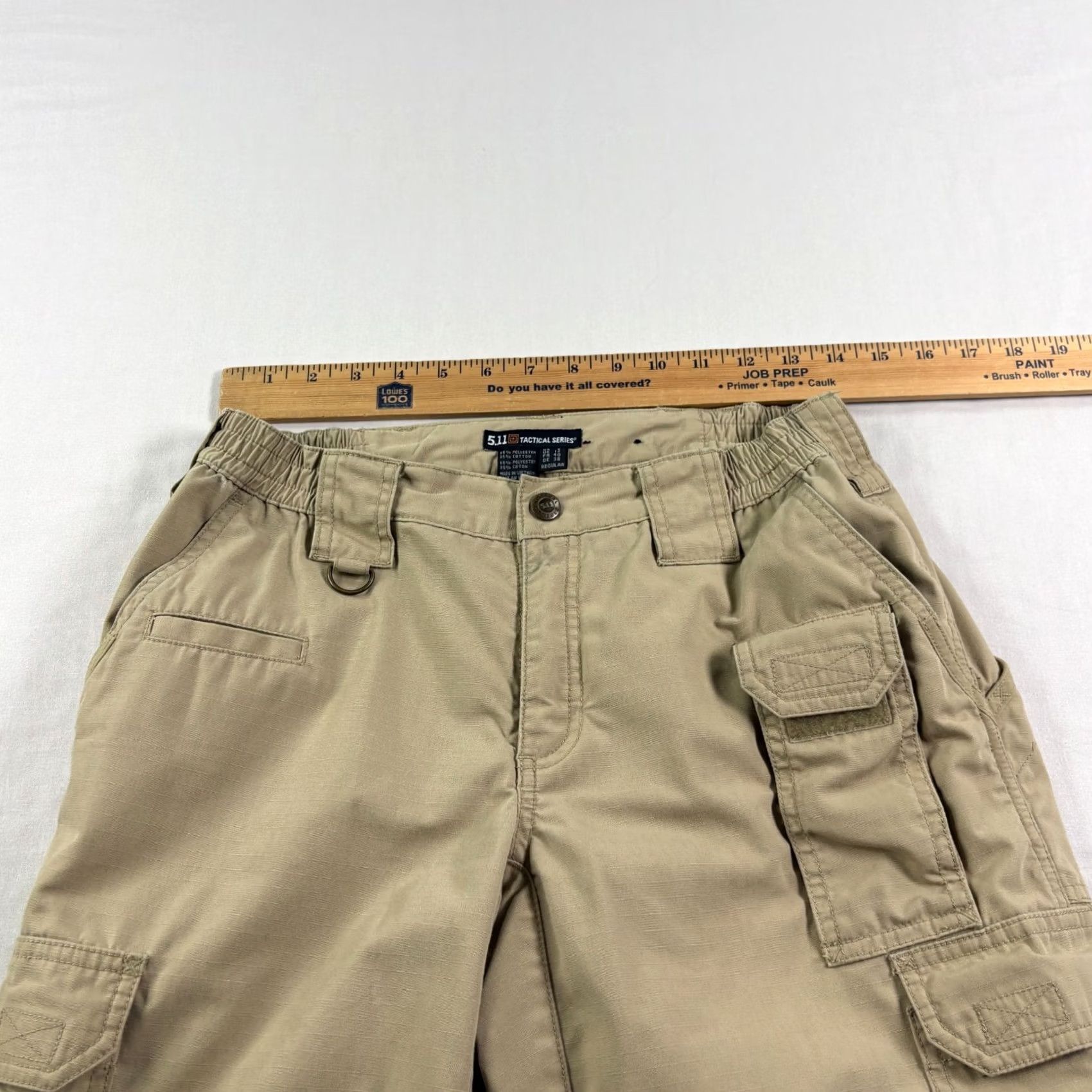 Vintage 5.11 Tactical Pants Womens Size 8 Beige Cargo Taclite Pro Ripstop Utility Pants Women Beige 5.11 Tactical XX Size 30" / US 8 / IT 44 - 6 Thumbnail