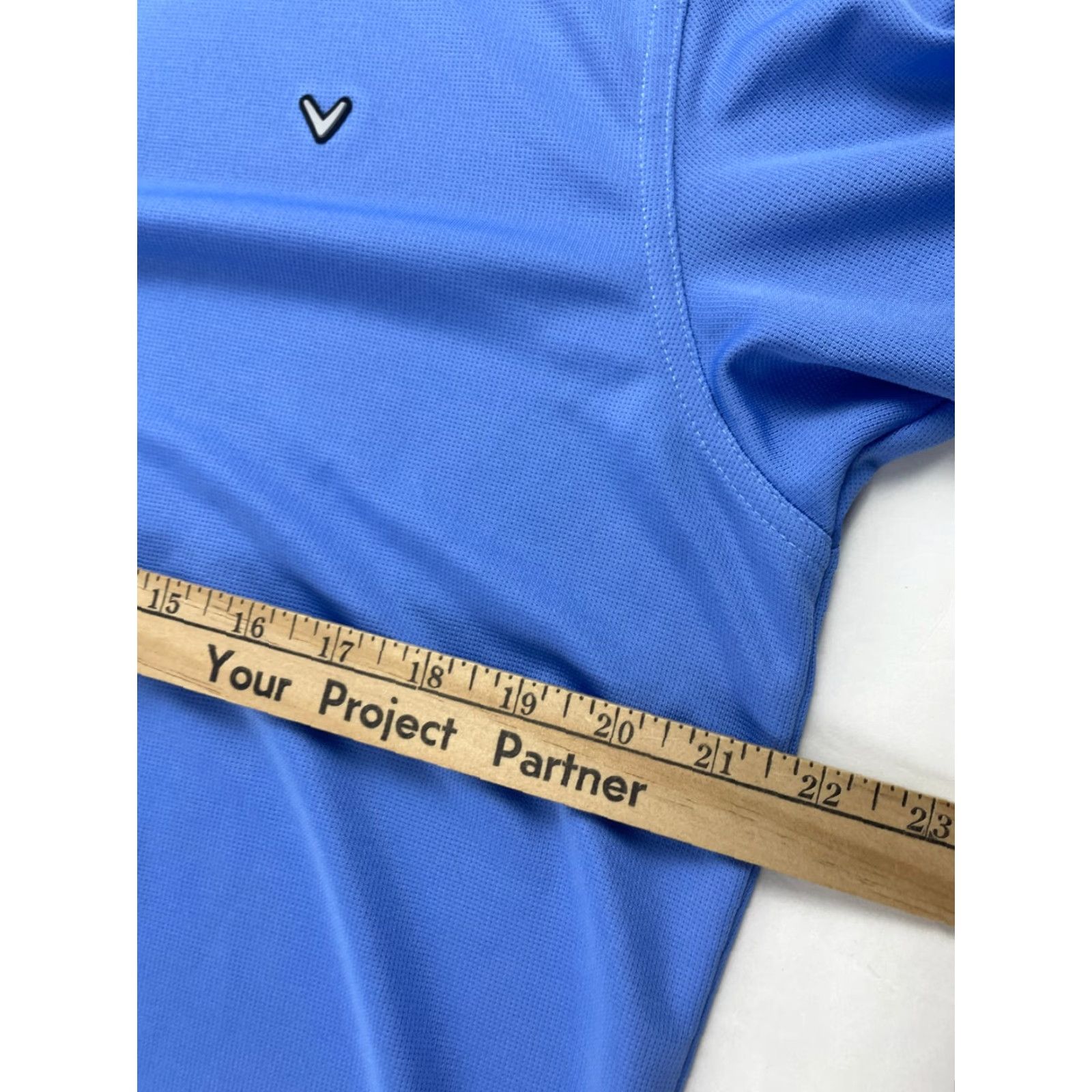 Callaway Callaway Opti-Dri Polo Shirt Men’s Large Blue Short Sleeve 1/4 Button Up Polo Size US L / EU 52-54 / 3 - 6 Thumbnail