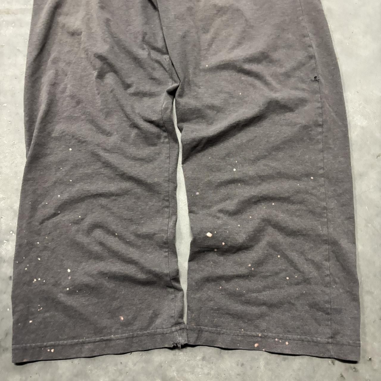 Japanese Brand × Vintage Crazy Vintage Y2K/2000s Baggy Grey Skater Style Sweatpants! Size US 32 / EU 48 - 5 Thumbnail