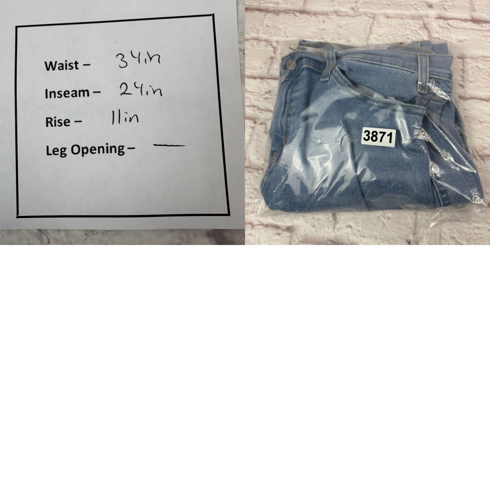 CO Signature by Levi Strauss & Co Jeans Womens 14 Boyfriend Distressed 34x24 Denim Size 36" / US 14 / IT 50 - 10 Thumbnail