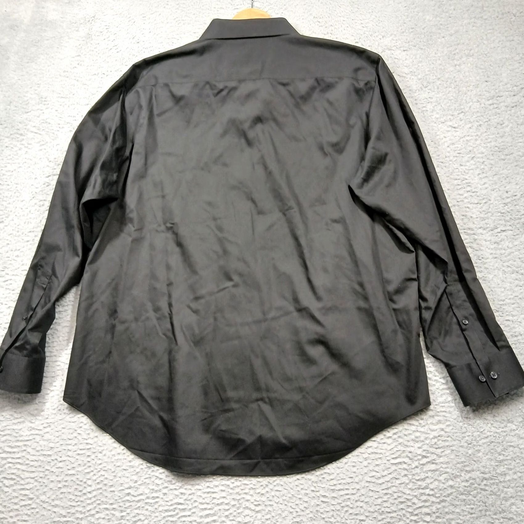 Kenneth Cole Awearness Kenneth Cole Shirt Mens 2XL Black Slim Fit Non-Iron Stretch 18 34/35 Size US XXL / EU 58 / 5 - 2 Thumbnail