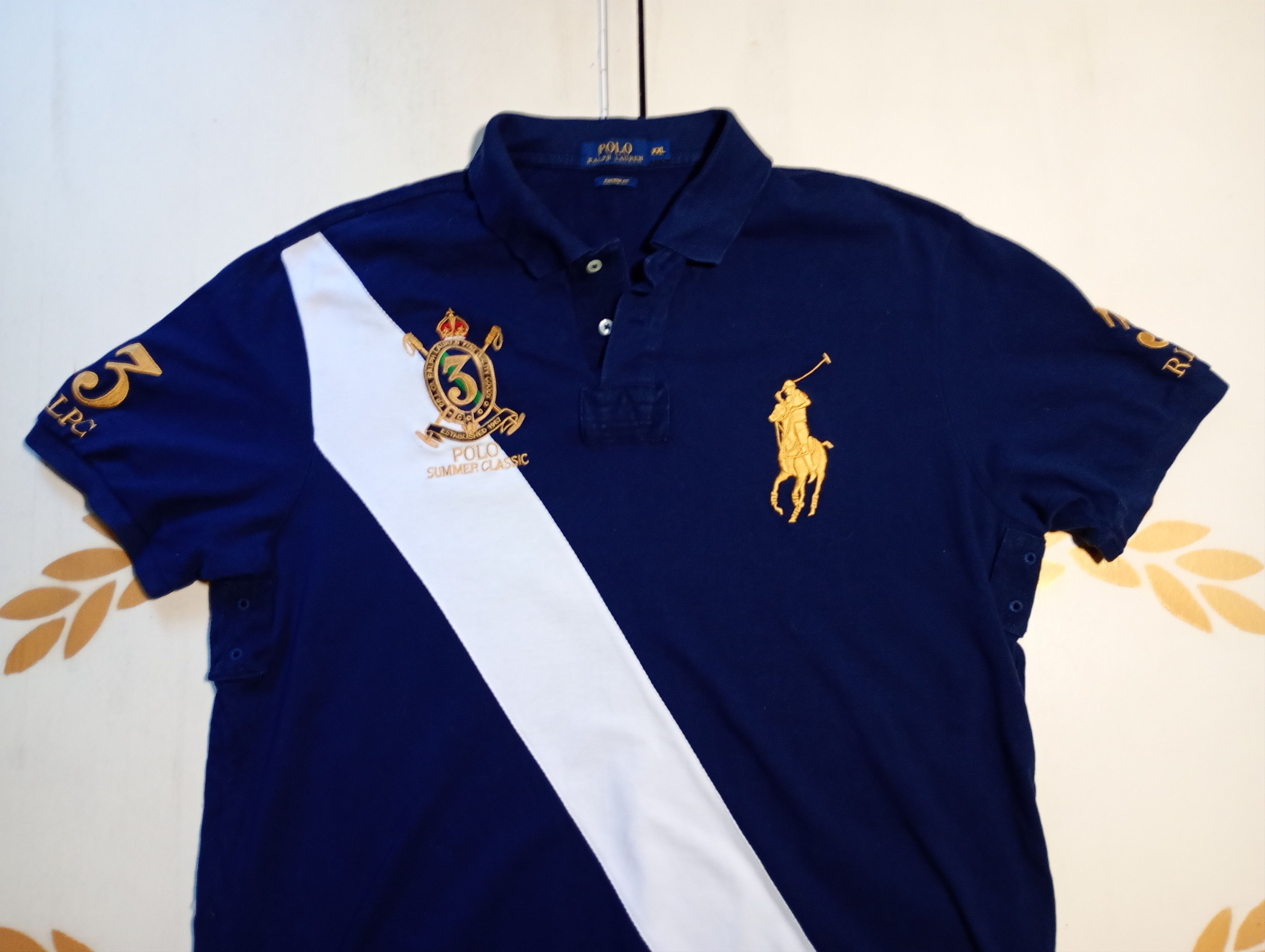 Polo Ralph Lauren Polo Ralph Lauren Polo Summer Classic Size US XXL / EU 58 / 5 - 5 Thumbnail