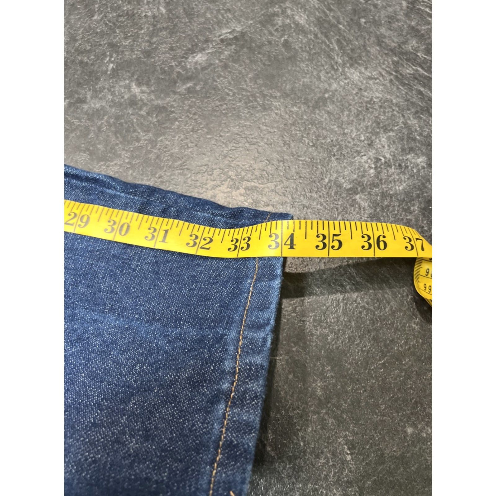 Wrangler VINTAGE Wrangler Jeans Men's 34x33 Western Denim Pants Blue 13MWZ Cowboy 90s Fit Size US 34 / EU 50 - 5 Thumbnail