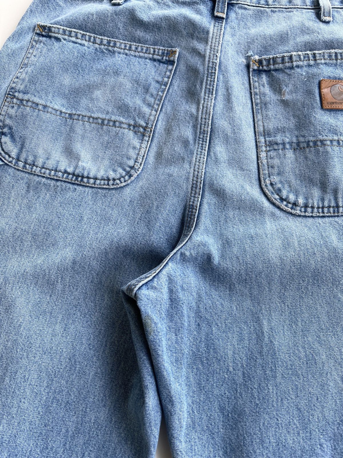 Carhartt Vintage Carhartt Carpenter Distressed Denim Size US 32 / EU 48 - 8 Thumbnail