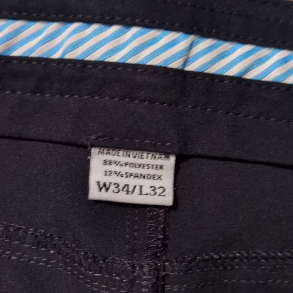 Footjoy Footjoy Navy Blue Golf Pants Size 34/32 Size US 34 / EU 50 - 4 Thumbnail