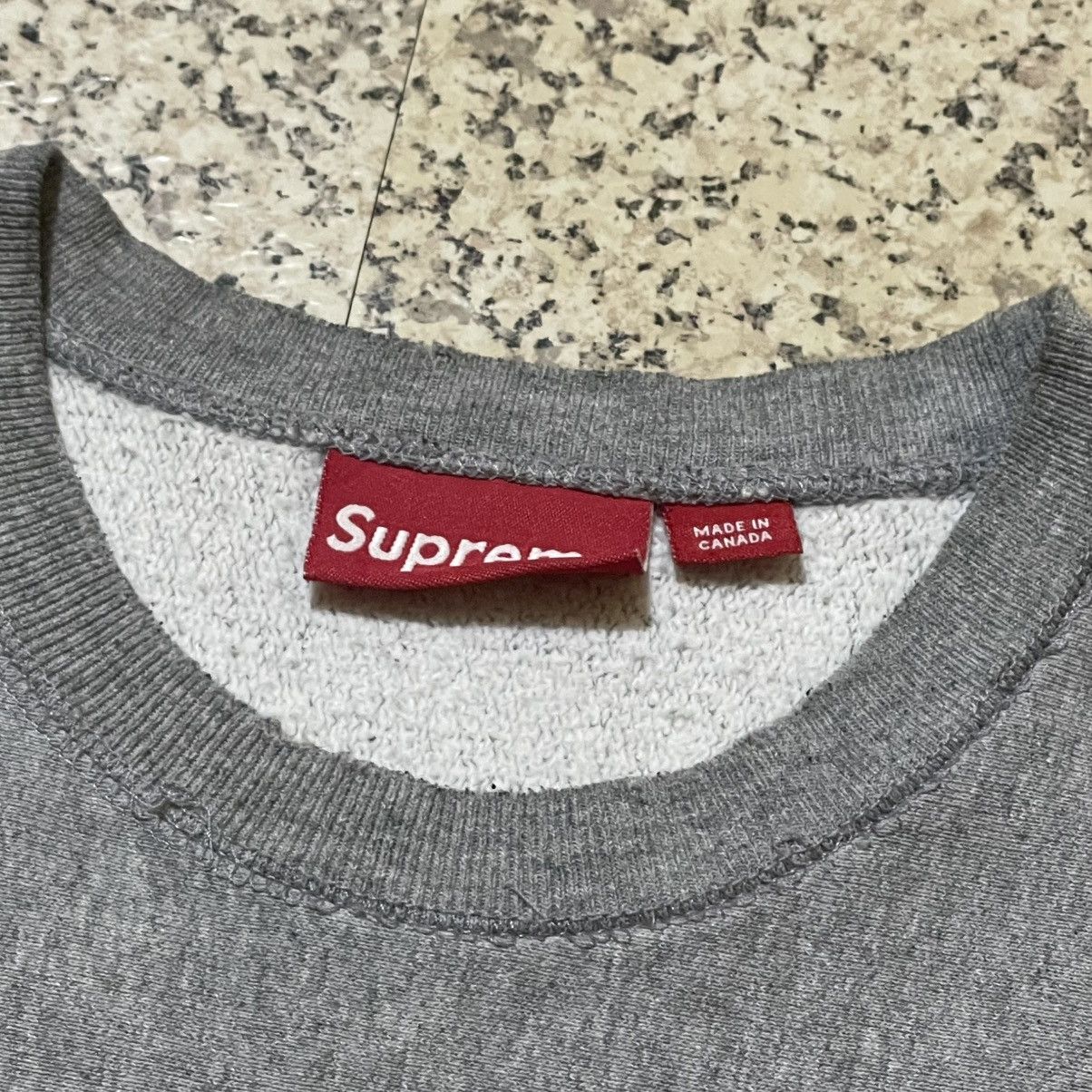 Supreme Vintage Supreme College Crewneck Sweatshirt Heather Grey Size US L / EU 52-54 / 3 - 11 Thumbnail