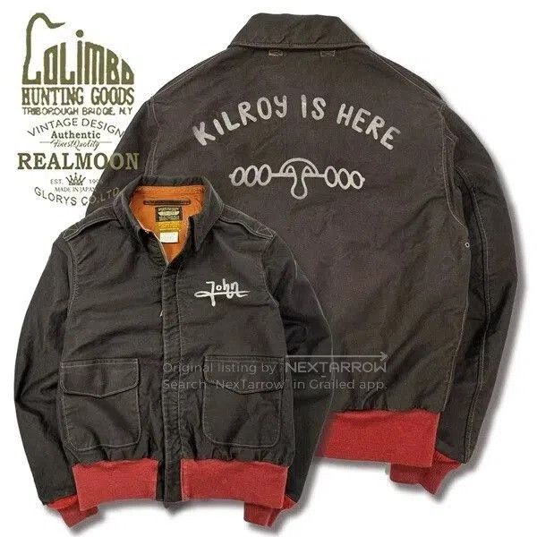 COLIMBO COLIMBO A-2 Military Style Jacket. Size US XXS / EU 40 - 1 Thumbnail