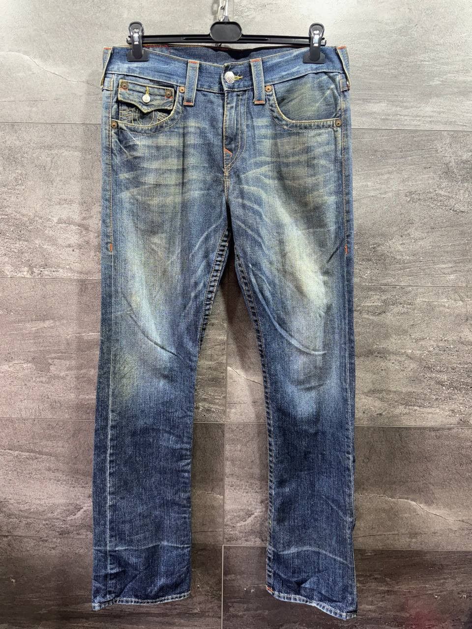 True Religion True Religion Men's Ricky Denim Jeans Size US 32 / EU 48 - 2 Thumbnail