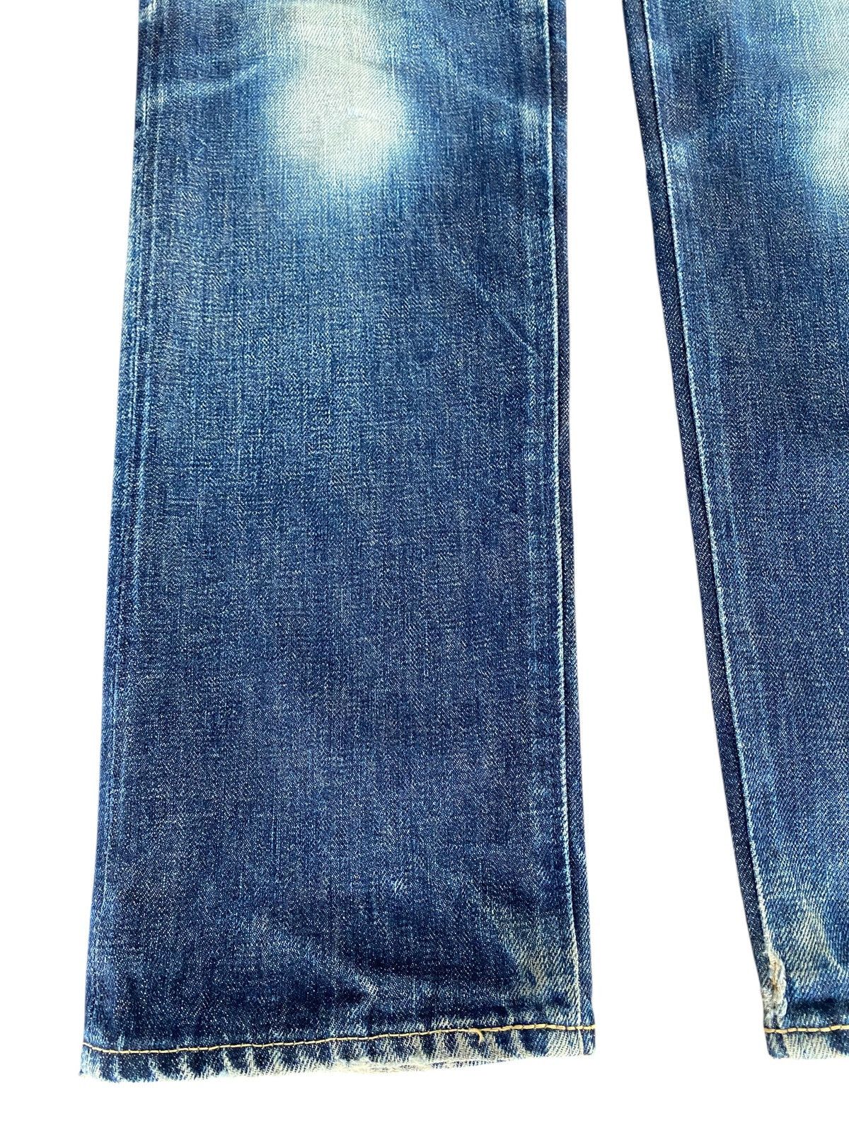 Japanese Brand Tenoras Japan Selvedge Denim Vintage Blue Straight Slim Leg Size US 30 / EU 46 - 7 Thumbnail