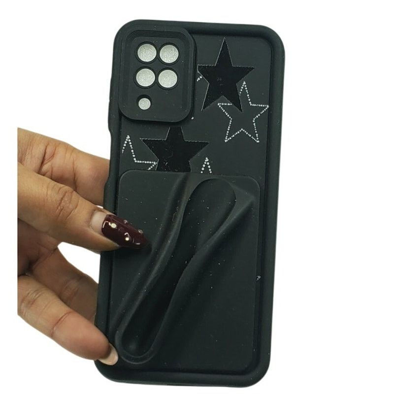 Other Samsung Galaxy A12 Black Star Phone Case w/ Lip Gloss Holder Size ONE SIZE - 3 Thumbnail