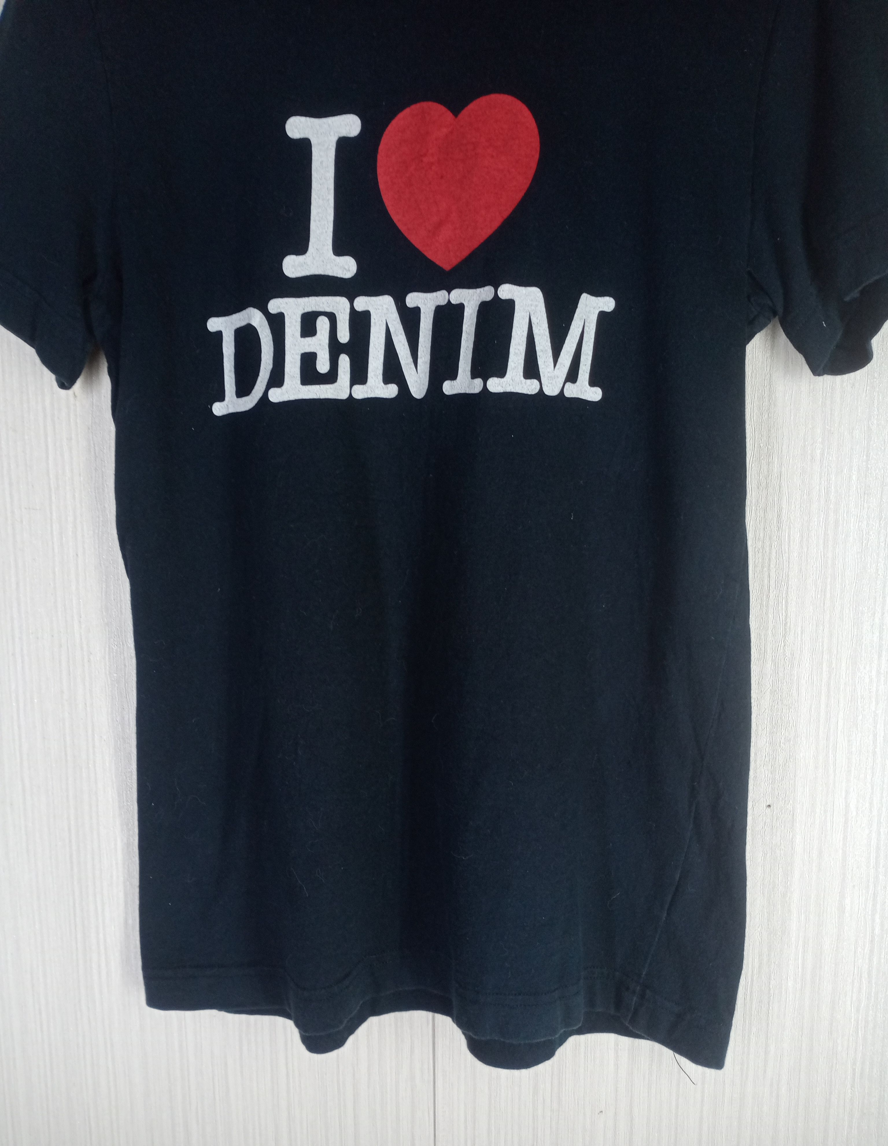 Dolce & Gabbana Rare Vintage Dolce & Gabbana "I Love Denim" Tshirt Size US M / EU 48-50 / 2 - 2 Thumbnail