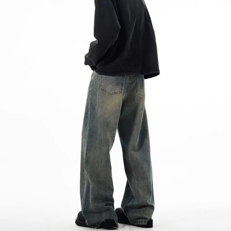 Japanese Brand × Jean Retro casual straight leg wide leg jeans Size US 32 / EU 48 - 6 Thumbnail