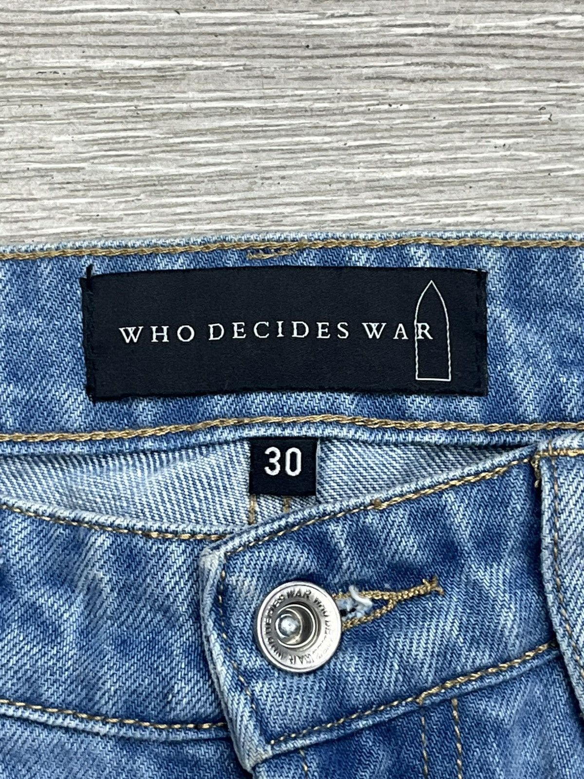 Who Decides War Who Decides War Easter Pink Denim jeans Size US 30 / EU 46 - 4 Thumbnail