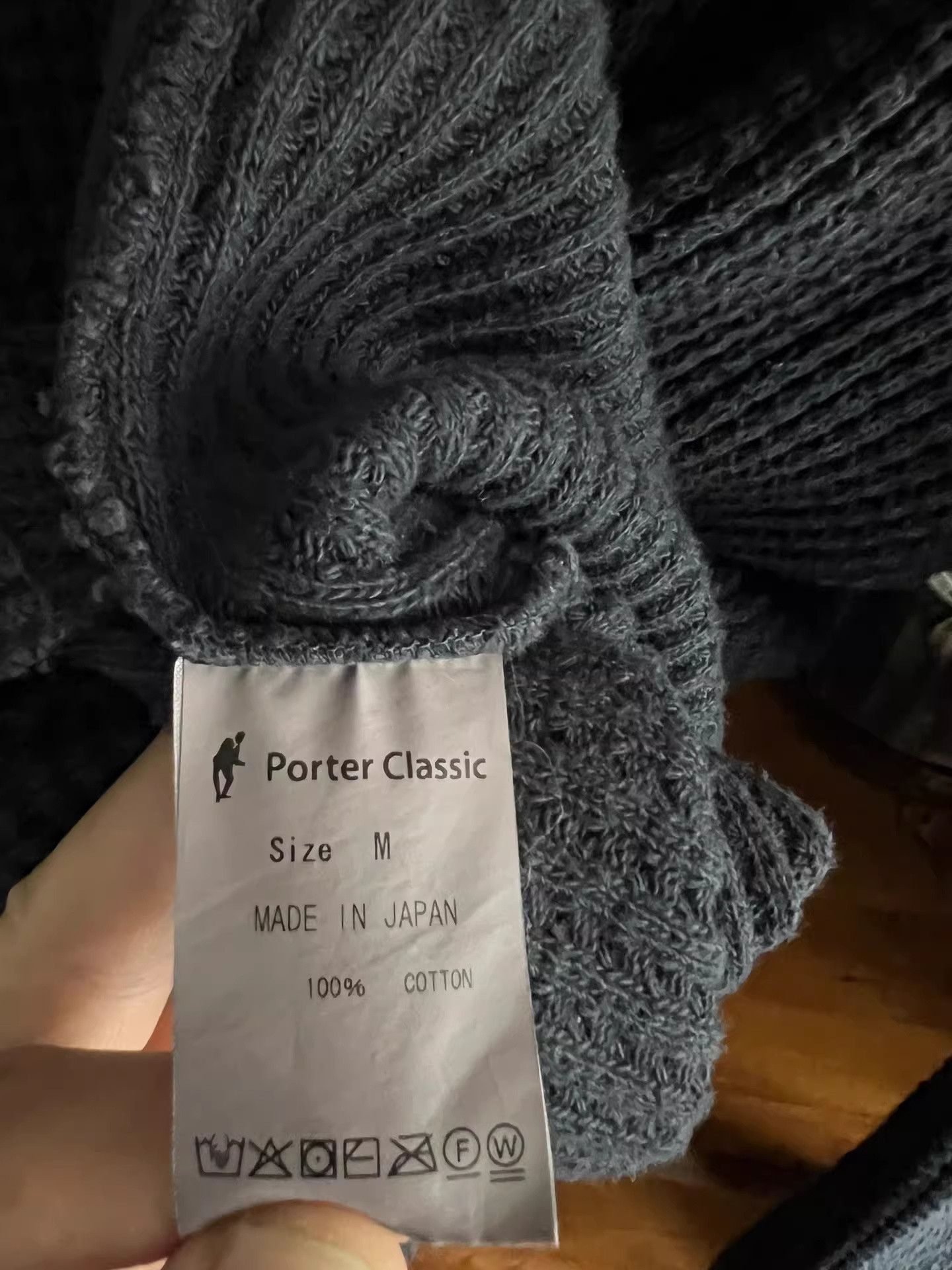 Porter Classic Porter Classic Waffle Crewneck Sweatshirt Size US M / EU 48-50 / 2 - 9 Thumbnail