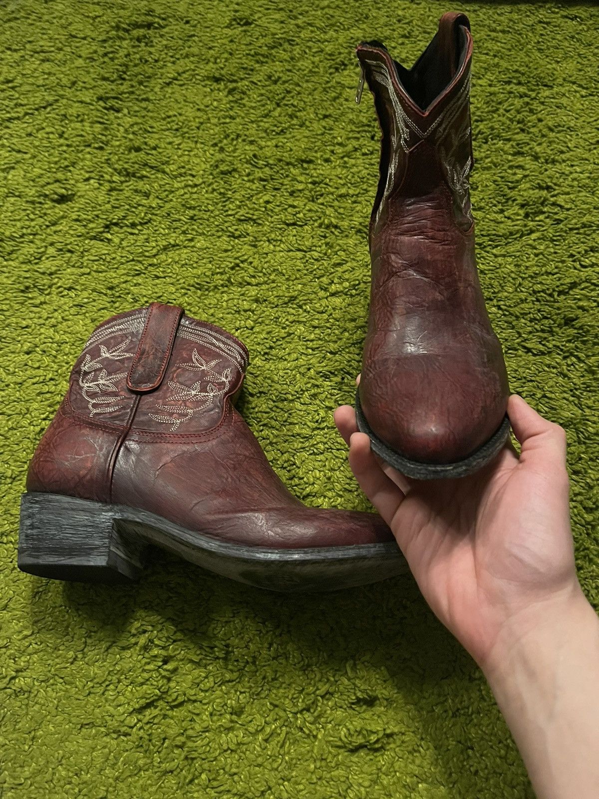 Cowboy Equipment × Old Gringo × Vintage Old Gringo Mexicana western cowboy style real leather boots Size US 9.5 / IT 39.5 - 2 Thumbnail