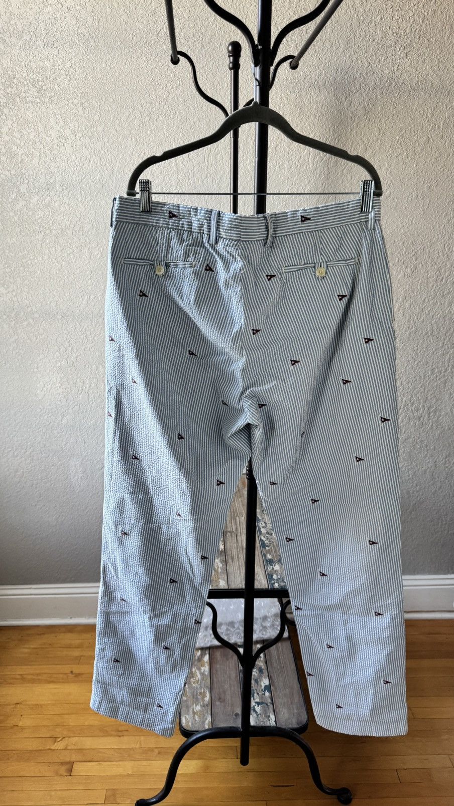 Polo Ralph Lauren Polo by Ralph Lauren Seersucker Pants Size US 34 / EU 50 - 2 Thumbnail