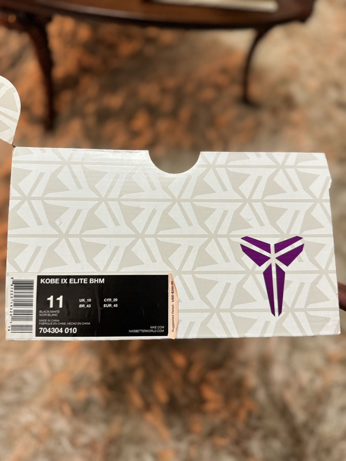 Nike Kobe IX (9) Elite BHM Size US 11 / EU 44 - 9 Thumbnail