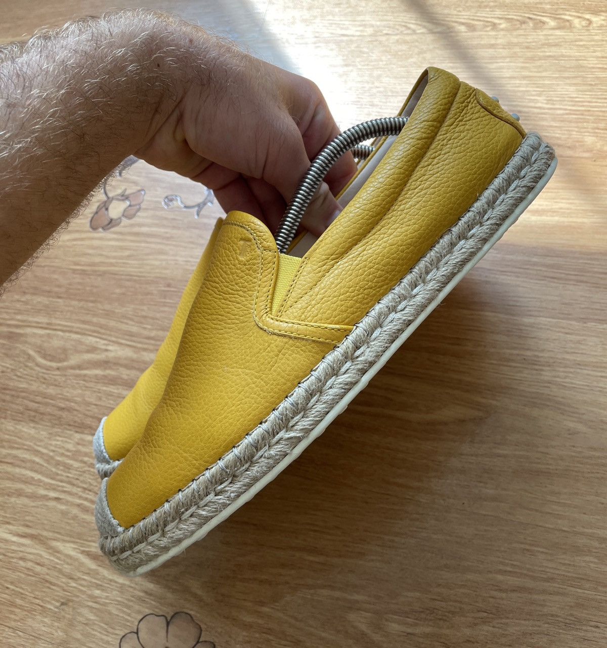 Tod's Tod’s Slip Ons in Yellow, Women’s Leather espadrilles Size US 10 / IT 40 - 8 Thumbnail