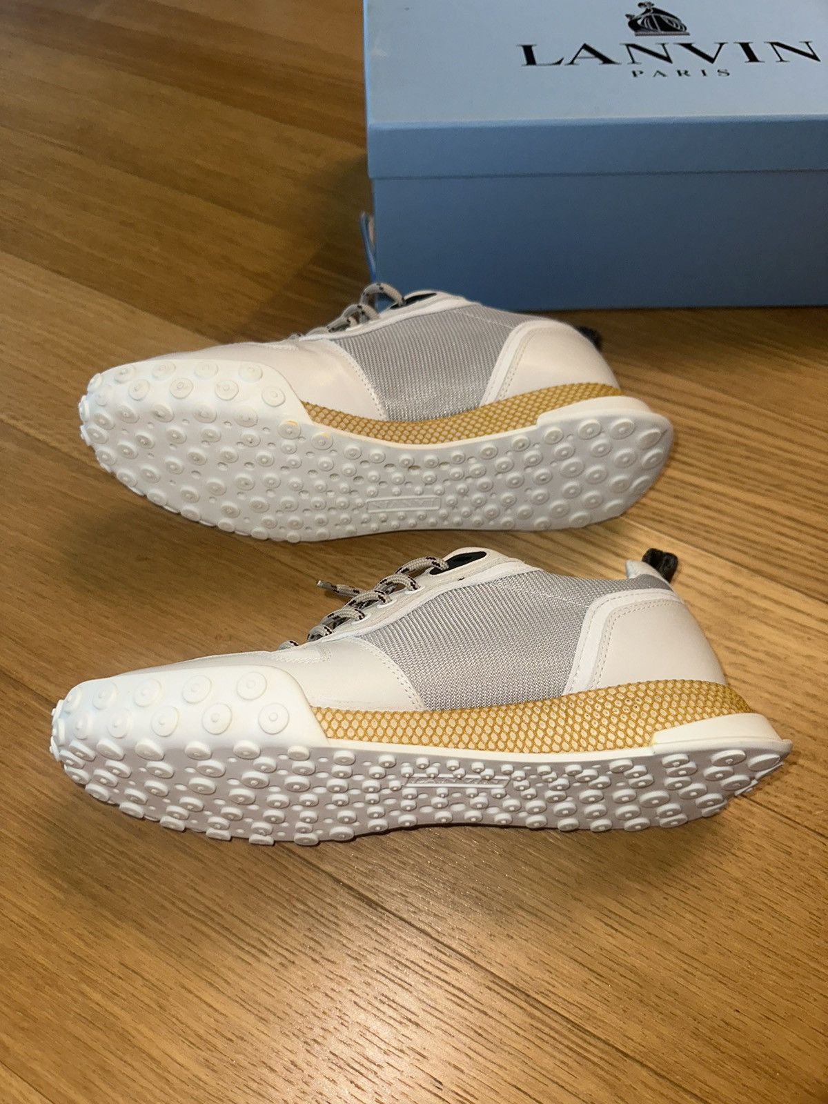 Lanvin LANVIN SKBOLA-RISO SNEAKERS men’s sneakers Size US 8 / EU 41 - 2 Thumbnail