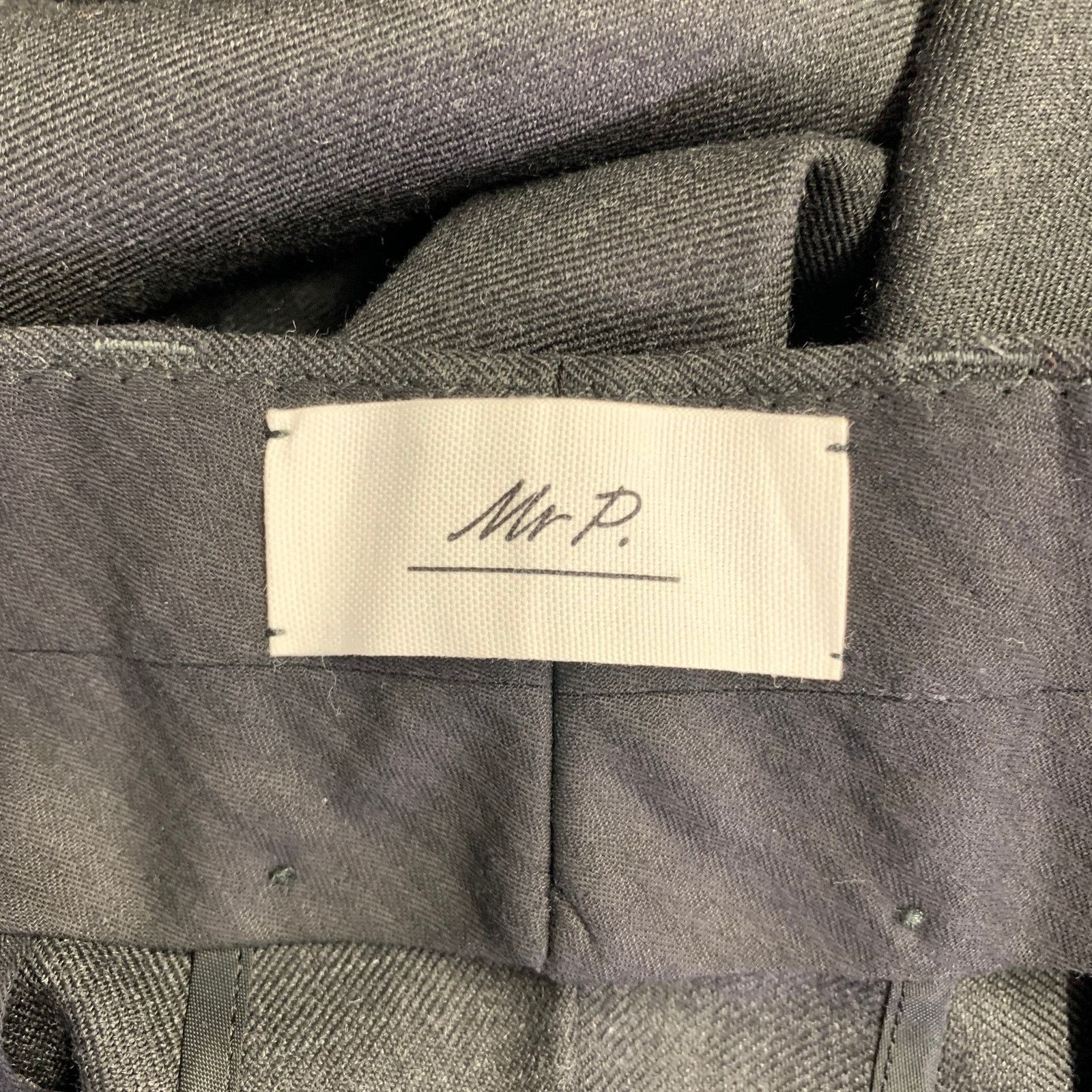 Other MR. PORTER Size 34 Grey Wool Zip Dress Pants Size US 34 / EU 50 - 4 Thumbnail