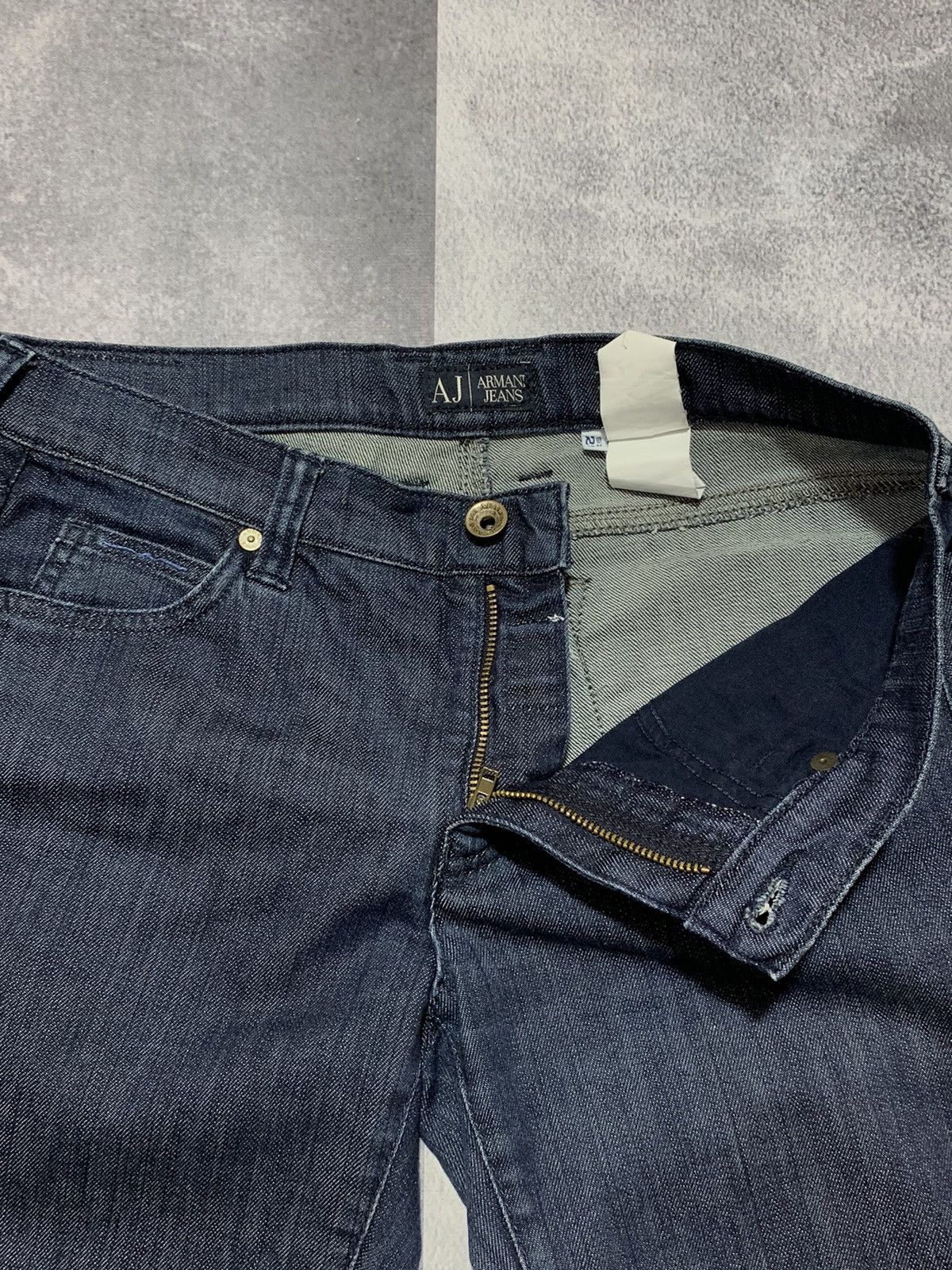 Armani × Vintage Vintage Y2K Armani Jeans denim faded streetwear size 29 Size 29" - 7 Thumbnail