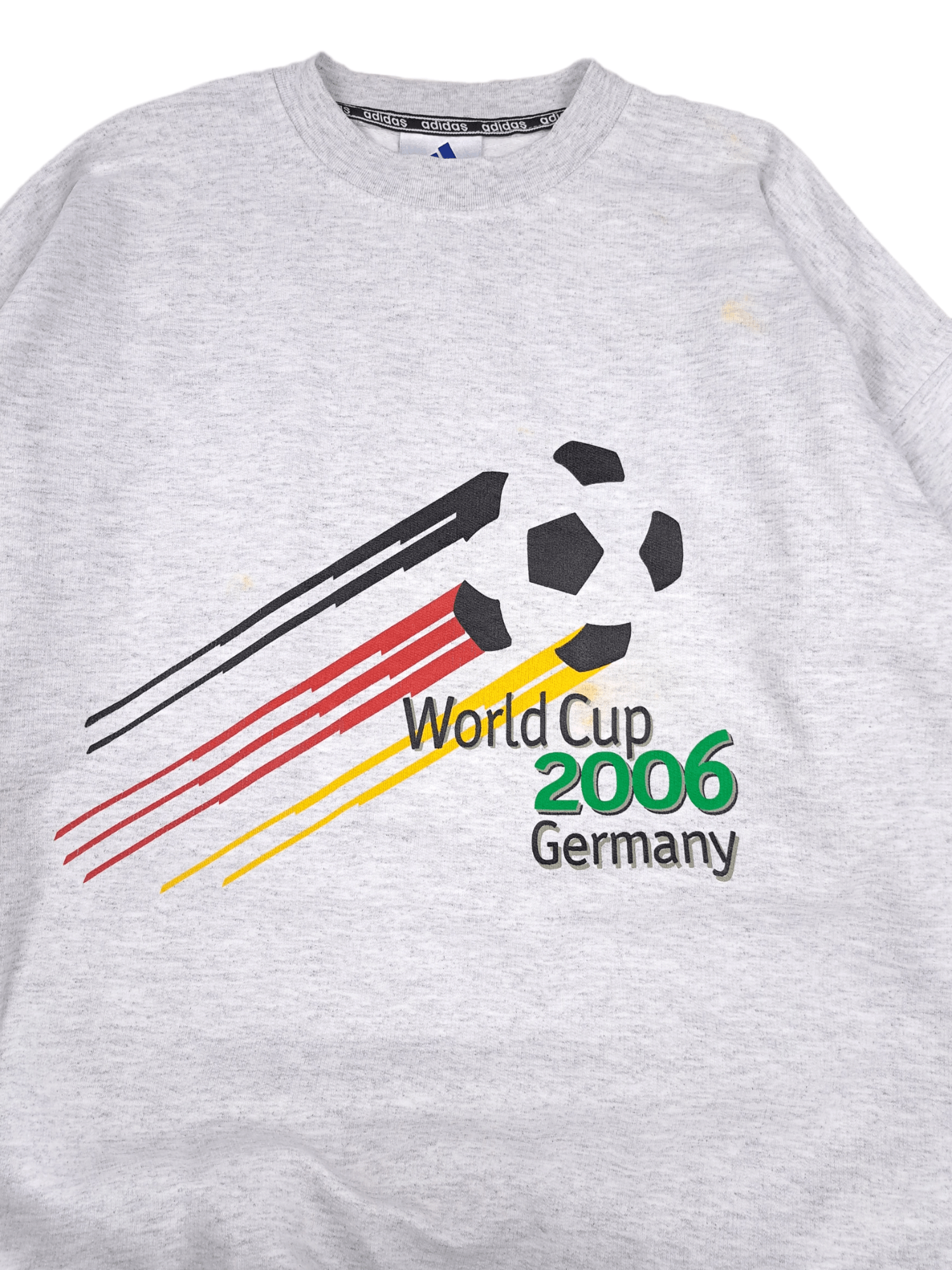 Adidas × Vintage Vintage 2006 FIFA World Cup Germany Adidas Grey Sweatshirt Size US XL / EU 56 / 4 - 4 Thumbnail