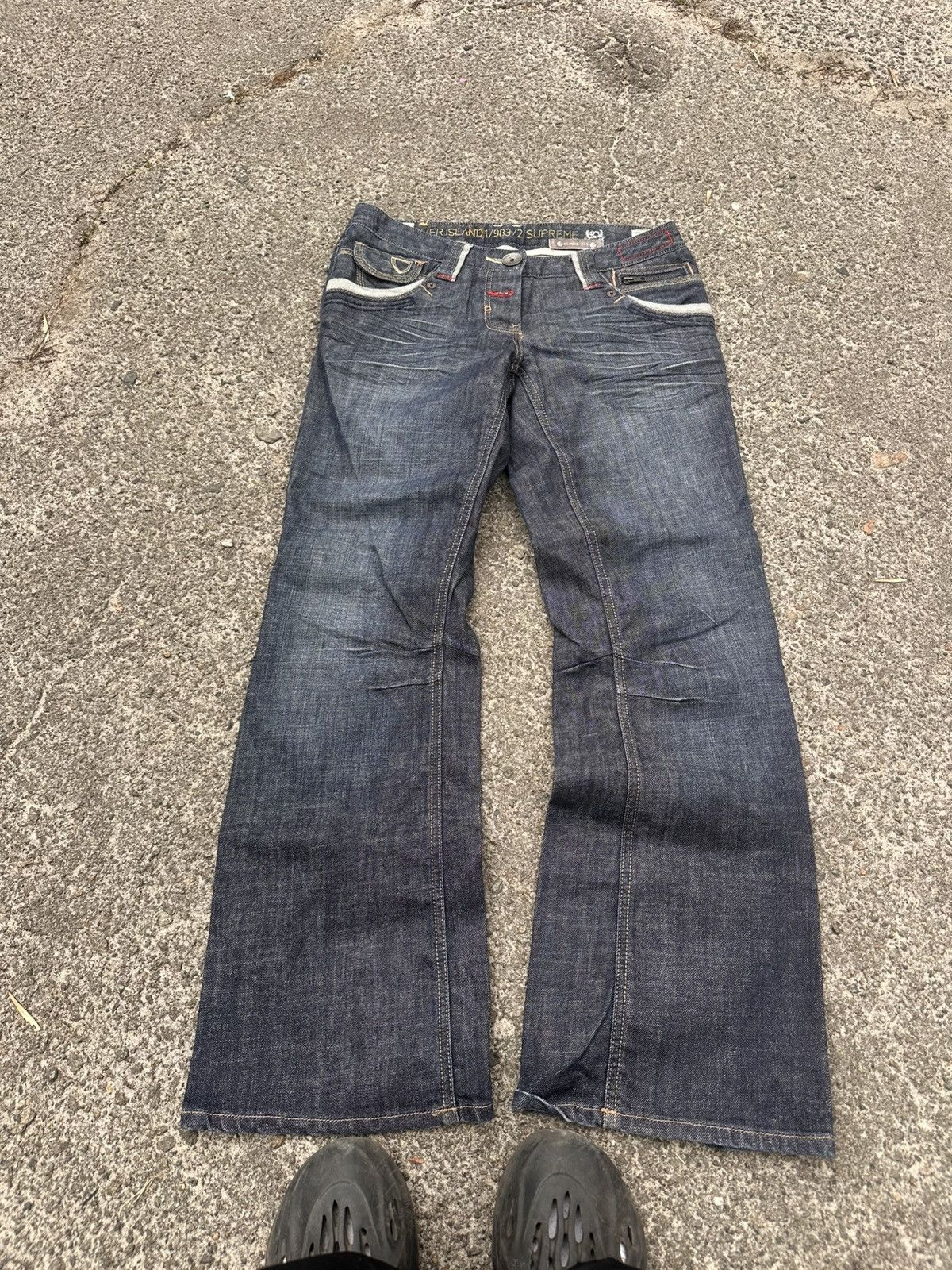 Japanese Brand Baggy Flared Y2K Japanese Brand Jeans Size US 36 / EU 52 - 1 Thumbnail