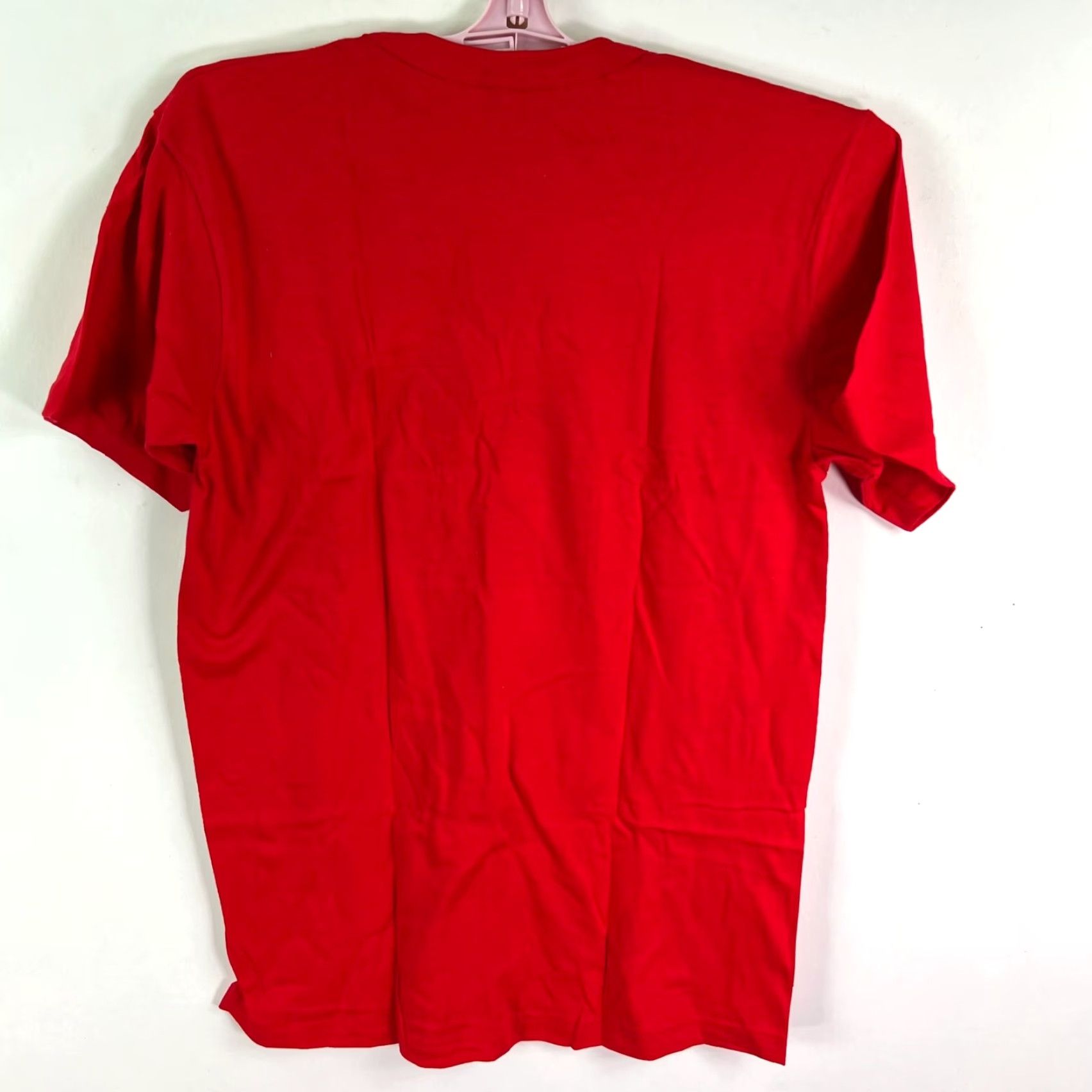 Vintage Sadia Brazilian Distribution Promo T-Shirt Mens L Red Crew Neck Short Sleeve Graphic Print Chicken Jersey Cotton Sulfabril Shirt Men Red 90s? Size US L / EU 52-54 / 3 - 6 Thumbnail