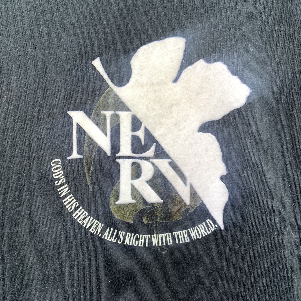 Uniqlo Faded NERV Evangelion Neon Genesis Anima X Uniqlo Tee Size US L / EU 52-54 / 3 - 3 Thumbnail