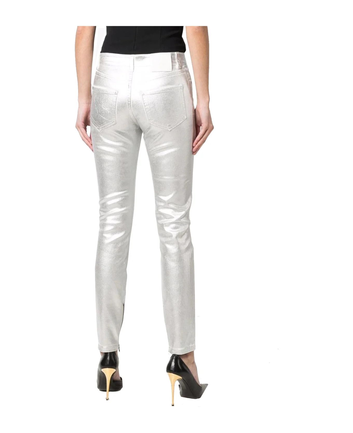 Tom Ford o1y0126 Denim Pant in Silver Size 32" / US 10 / IT 46 - 3 Thumbnail