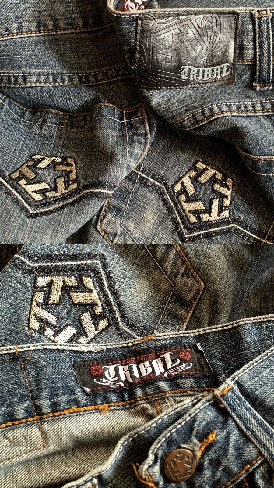 Tribal Streetwear Tribal Gear Streetwear Denim Jeans Pants Size US 30 / EU 46 - 8 Thumbnail