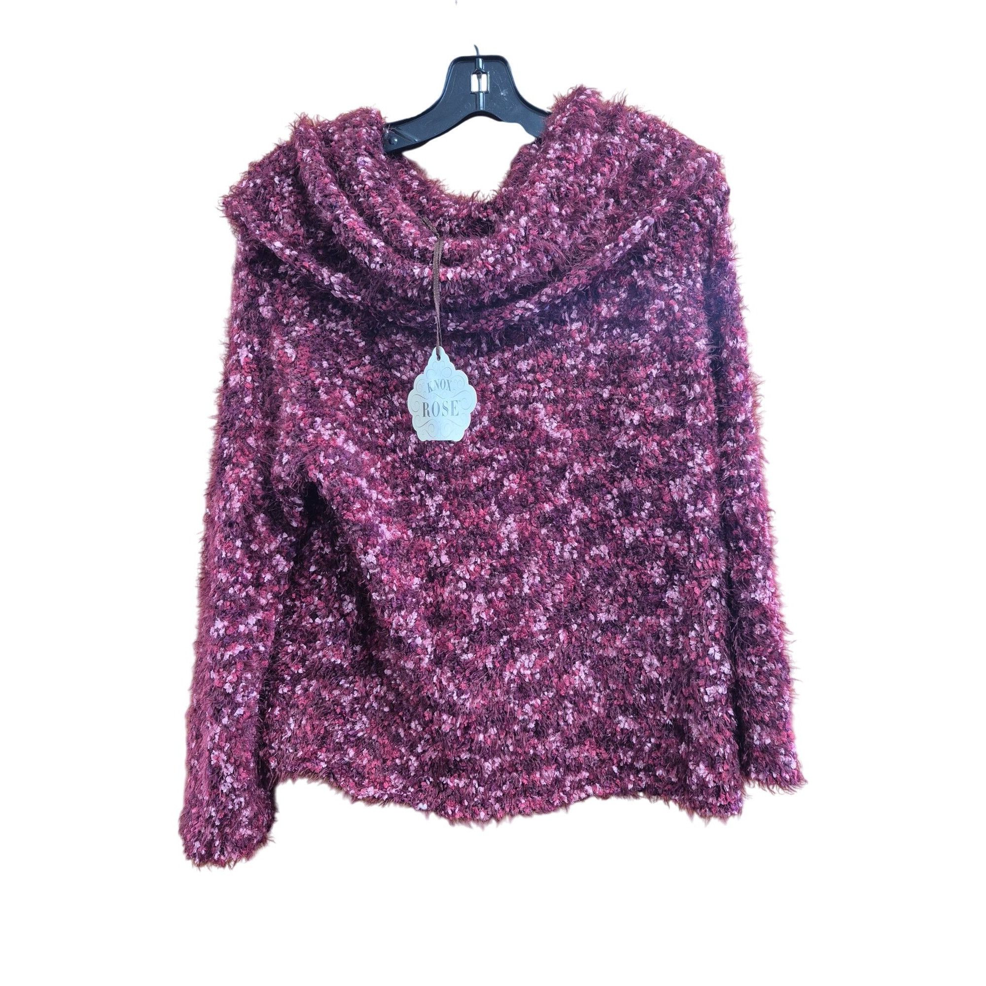 Other Women's Knox Rose Fuzzy Sweater Large Brandy Wine Size L / US 10 / IT 46 - 2 Thumbnail