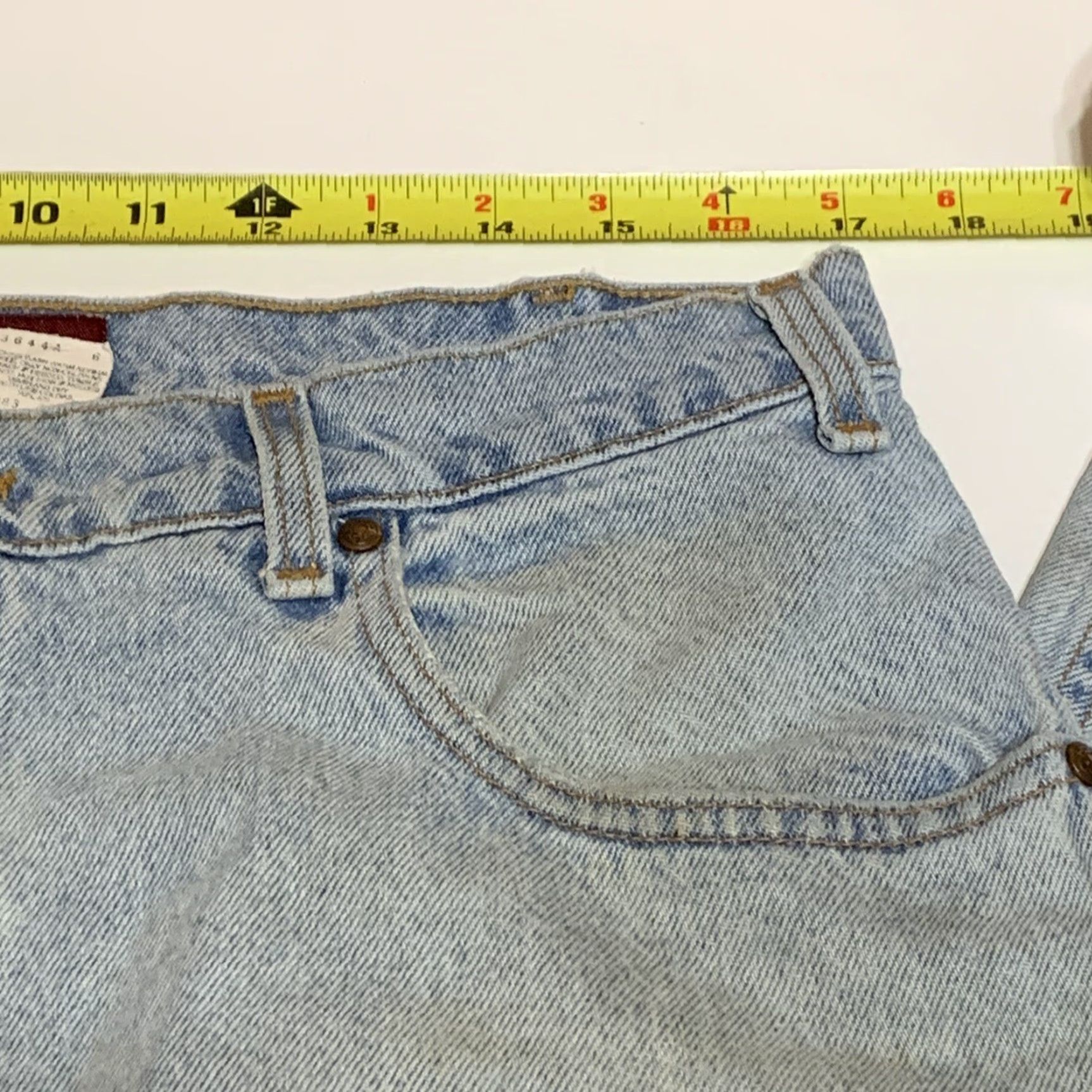Levi's VINTAGE Levi's 545 Jeans Blue Denim Distressed 34x29 Loose Fit Mens Size US 34 / EU 50 - 5 Thumbnail