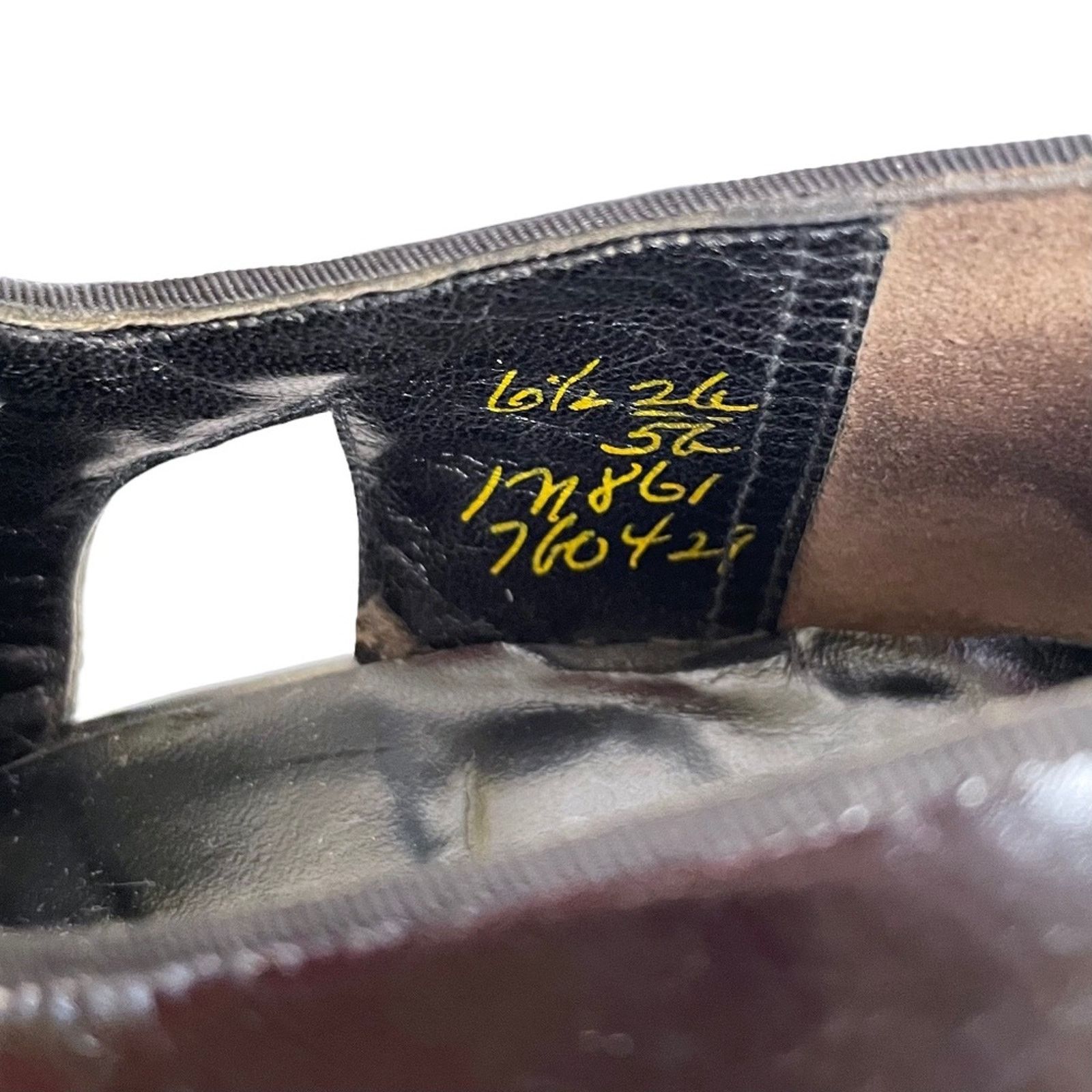 Vintage 1940s Matrix x Carson Pirie Scott Black Mesh Leather Oxfords Size US 6.5 / IT 36.5 - 6 Thumbnail