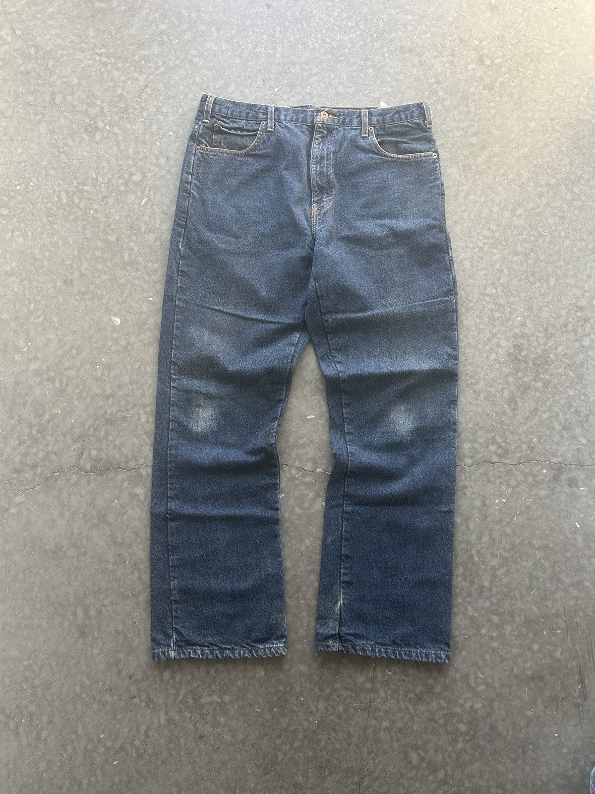 Dickies × Vintage Vintage Y2K Dickies Flannel Lined Jeans Size US 36 / EU 52 - 4 Thumbnail