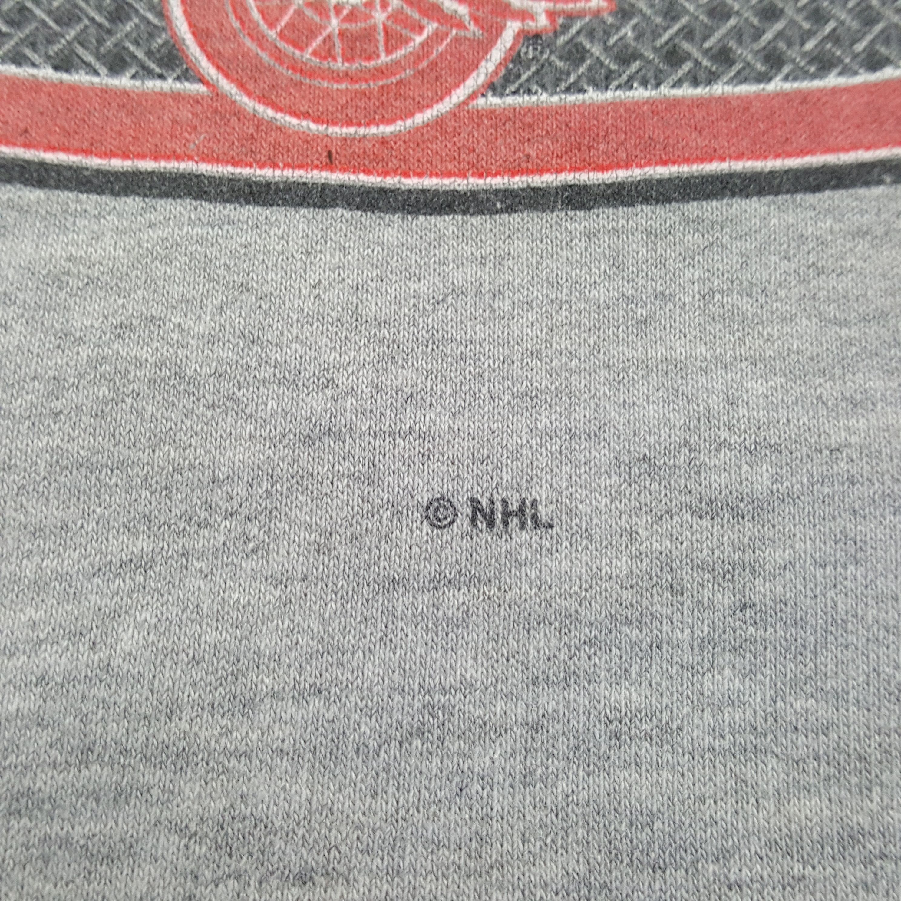 NHL × Vintage Vintage Detroit Hockey Red Wings Ice Hockey Team Hoodie Size US L / EU 52-54 / 3 - 3 Thumbnail
