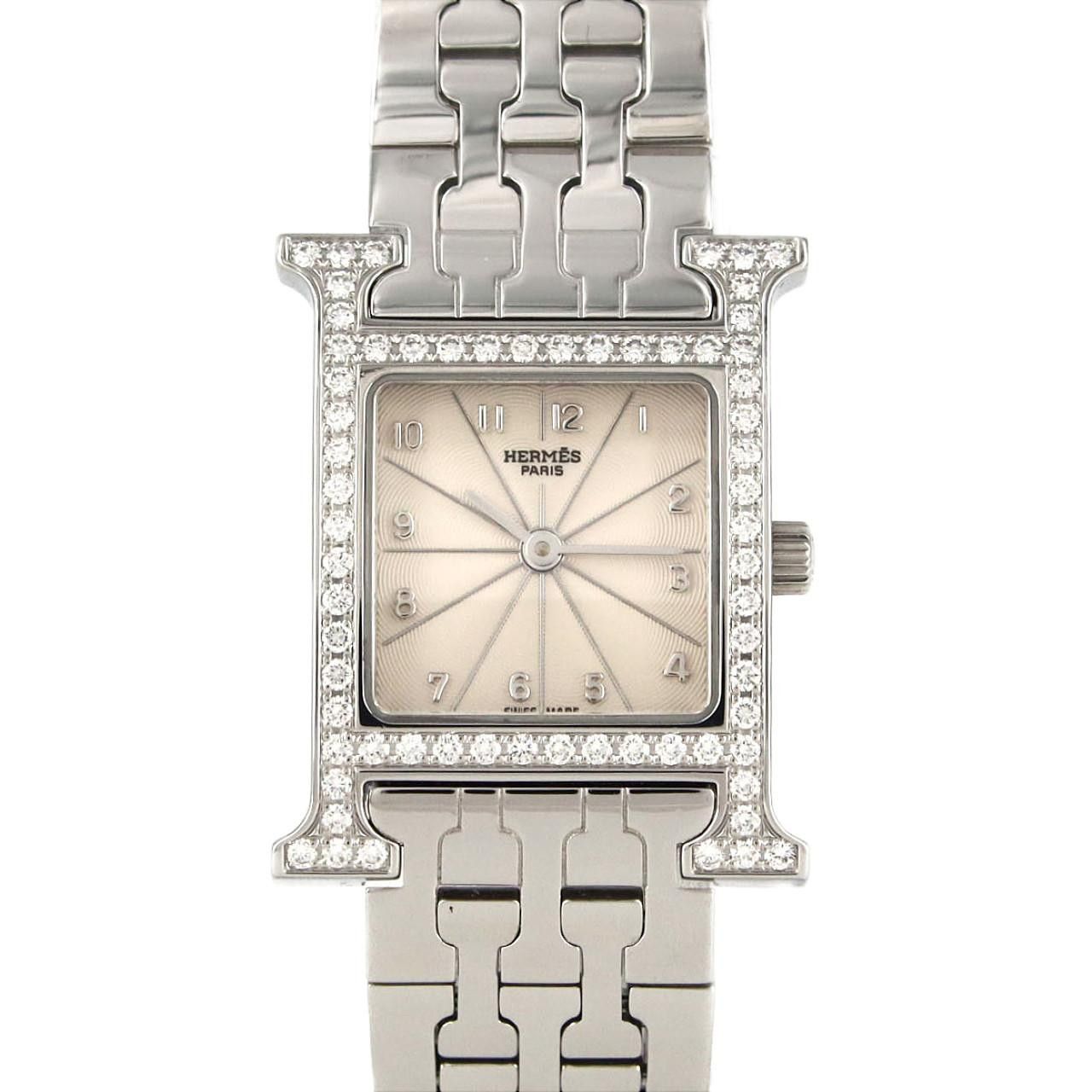 Hermes Hermes Hermes H Watch HH1.230 Stainless Steel Quartz Metal Quartz HH1.230 DUTY FREE for USA Size ONE SIZE - 1 Thumbnail