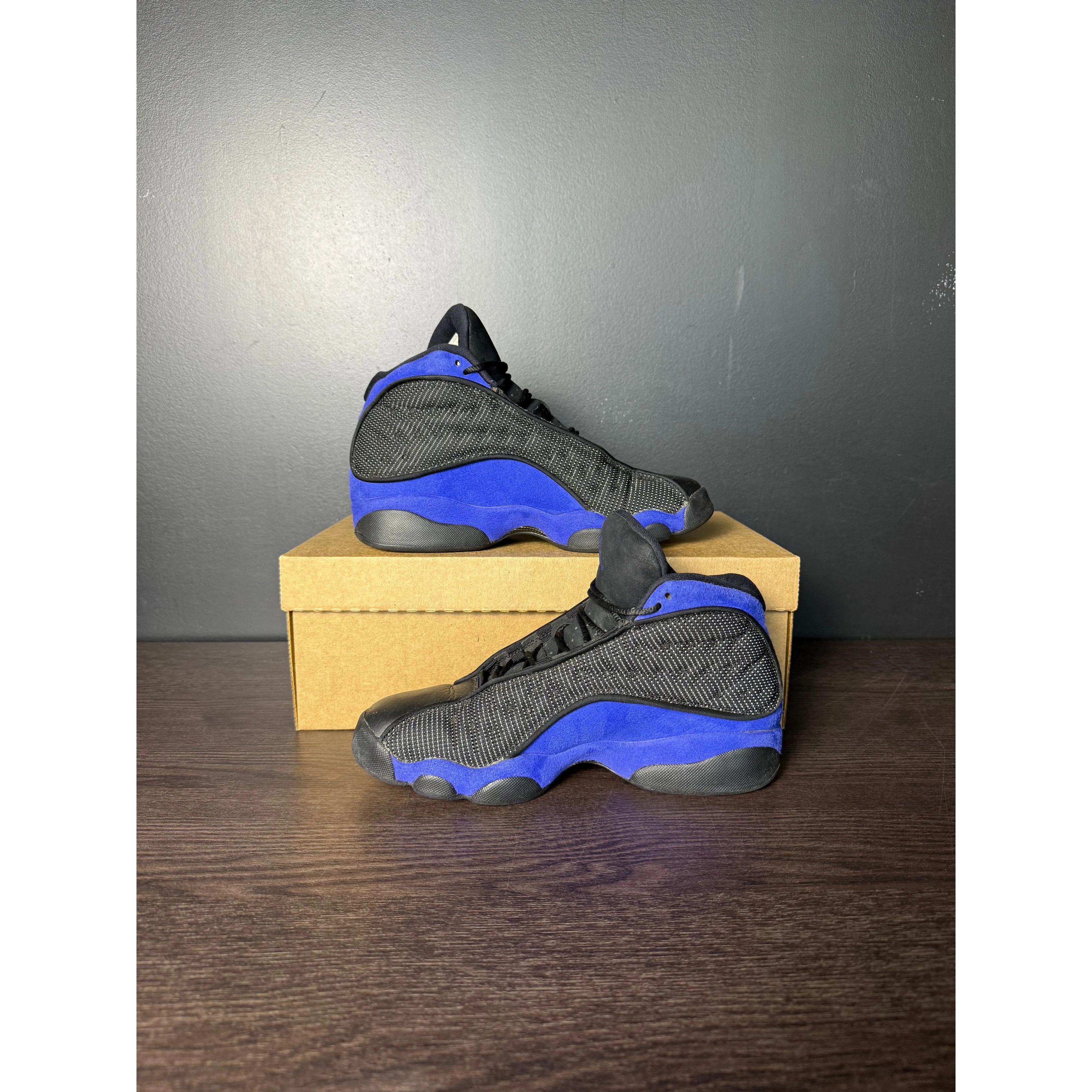 Jordan Brand Air Jordan 13 Retro "Black Hyper Royal" (GS) **PRE-OWNED** REP. BOX - Size 7 Size US 7 / EU 40 - 2 Thumbnail