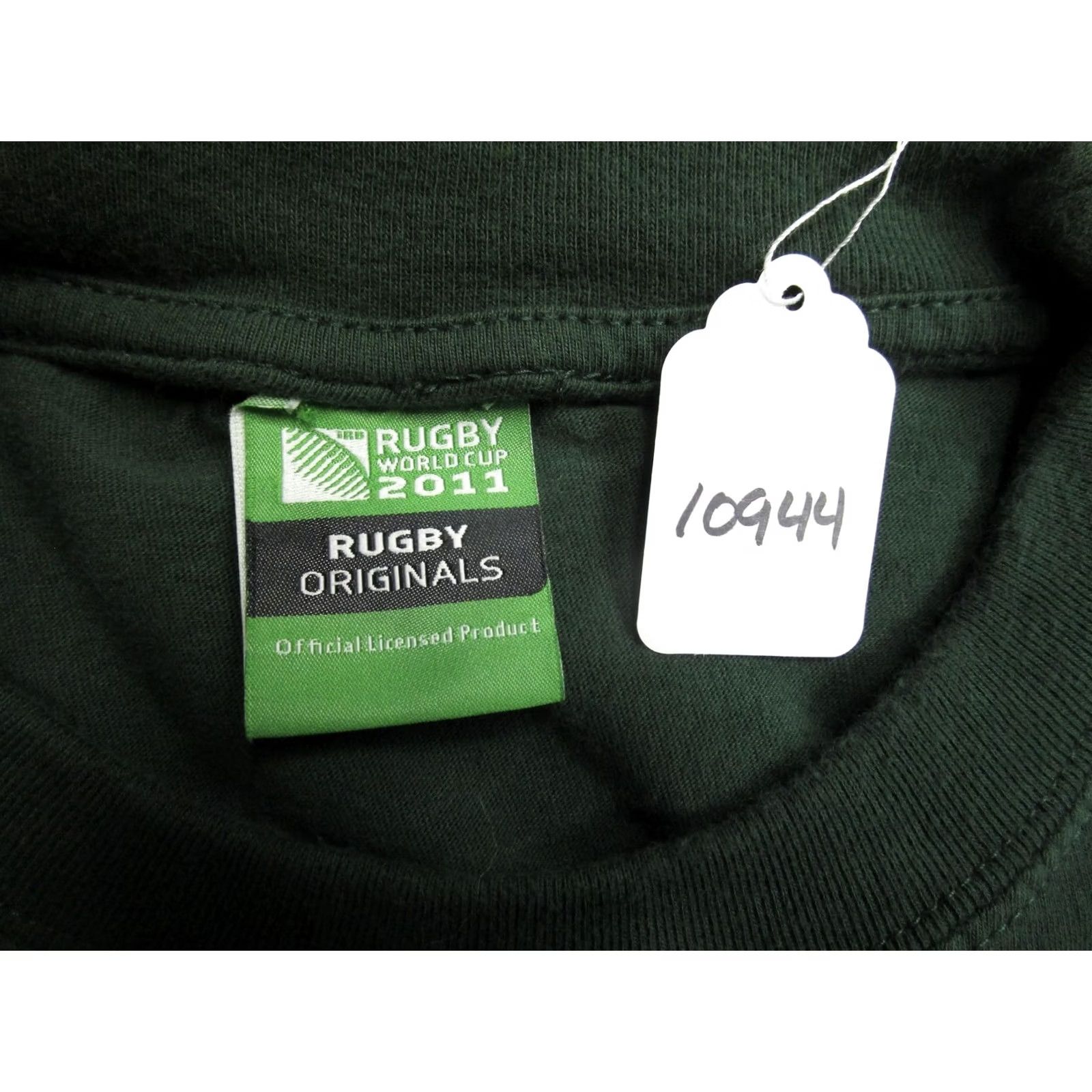 Vintage Rugby World Cup Shirt Men Large Green New Zealand 2011 Rugby Originals Tee Size US L / EU 52-54 / 3 - 7 Thumbnail
