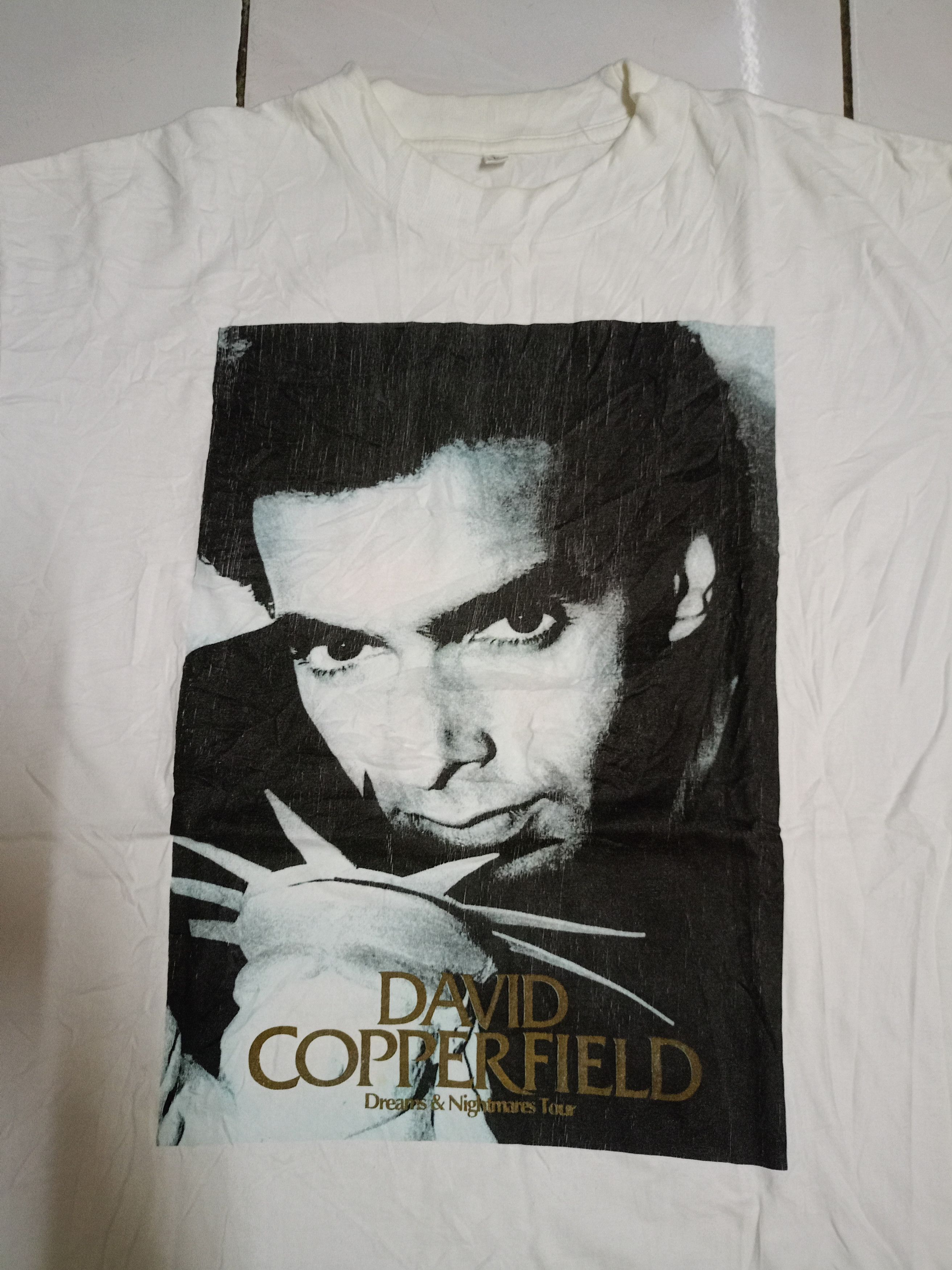 Sci-Fi Fantasy Vintage rare david Copperfield t shirt/magician Size US L / EU 52-54 / 3 - 2 Thumbnail