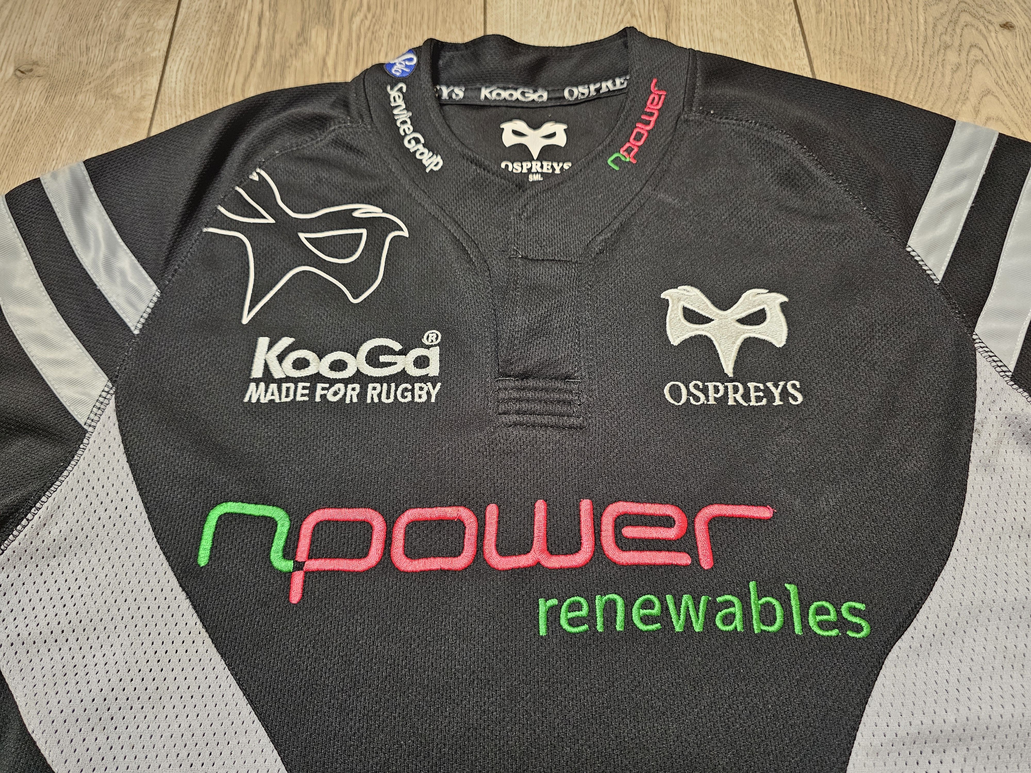 Vintage OSPREYS RUGBY VINTAGE JERSEY WALES RUGBY JERSEY RUGBY SHIRT Size US S / EU 44-46 / 1 - 3 Thumbnail