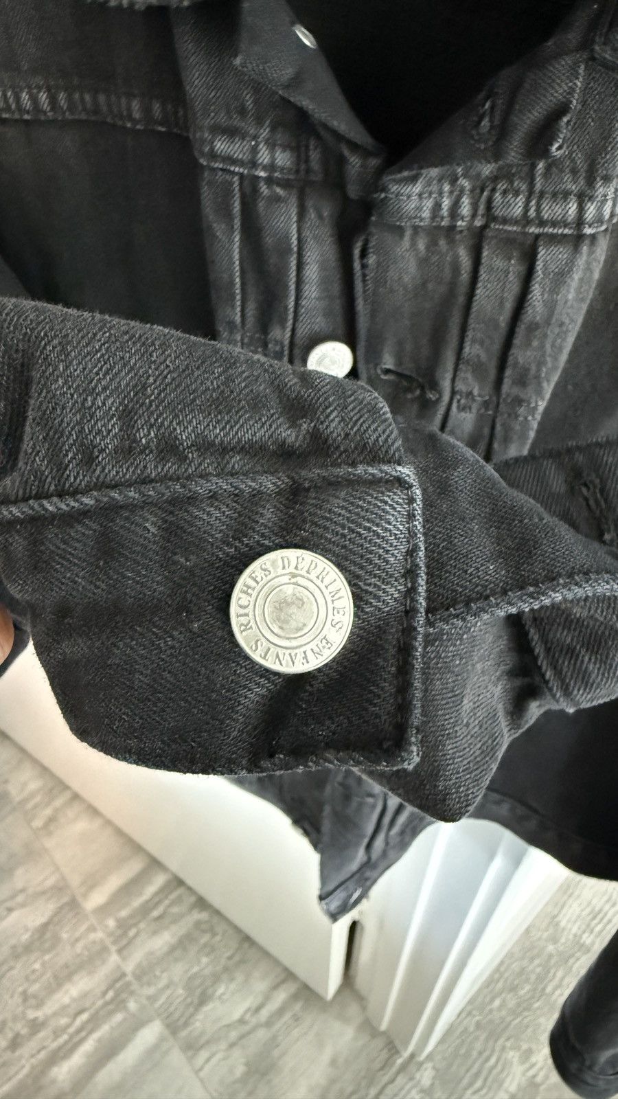 Enfants Riches Deprimes ERD Type VII Jacket Pin Assemblage “Charcoal” Size US XXL / EU 58 / 5 - 7 Thumbnail