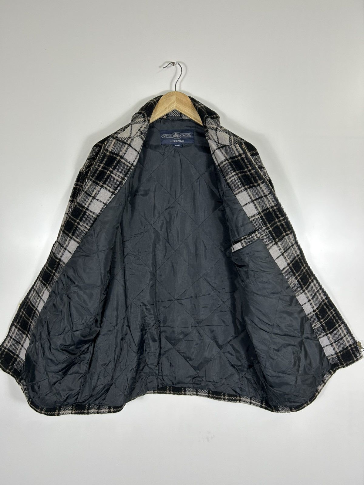 Vintage ⚡️Vintage Cotton Company Flannel Button Chore Shirt Jacket Size US L / EU 52-54 / 3 - 9 Thumbnail