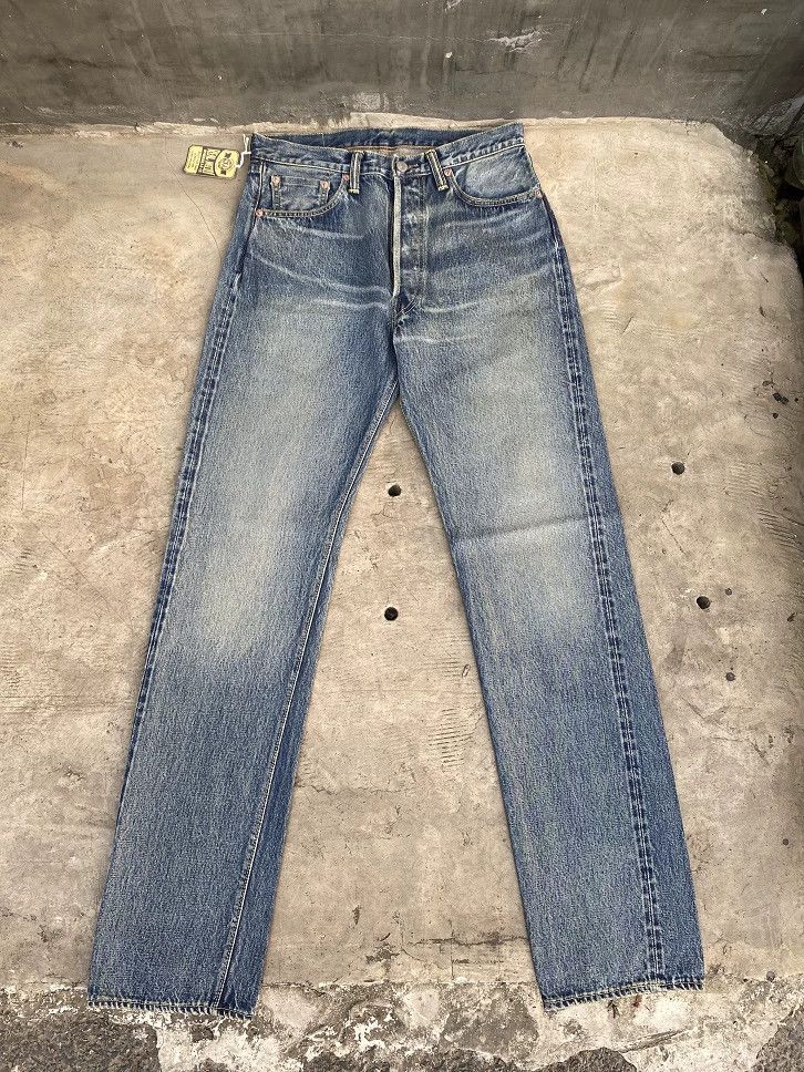 The Real McCoy's The REAL McCOY'S Size XL001XX WASHED Heavy Wash Slim Fit Je Size US 39 - 1 Thumbnail