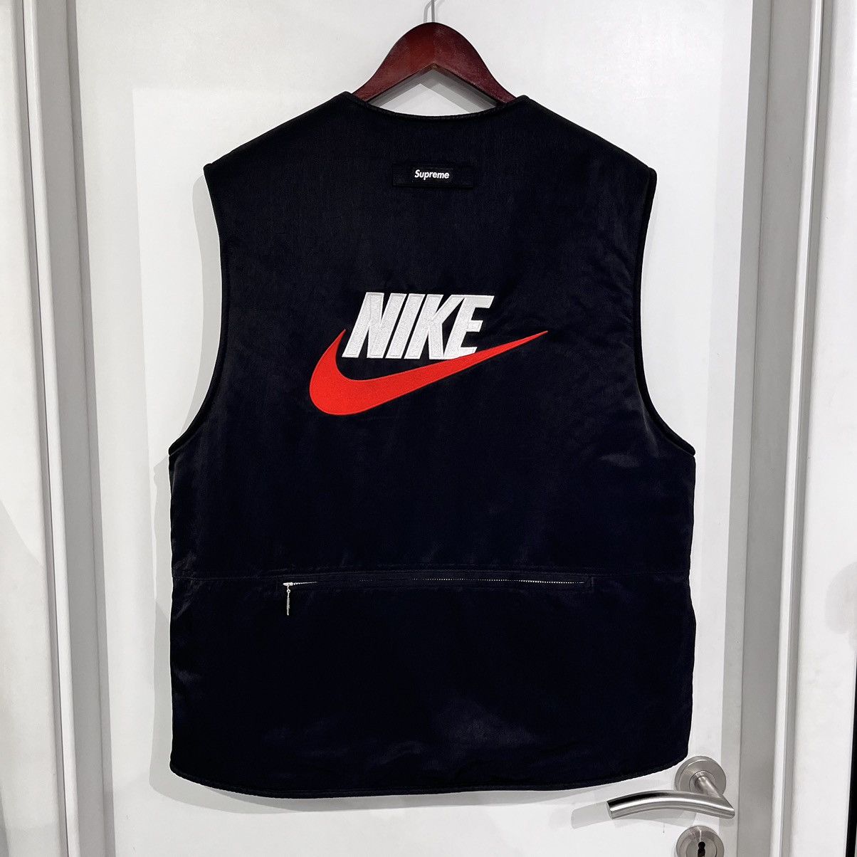 Supreme Supreme Nike Reversible Nylon Sherpa Vest | Grailed