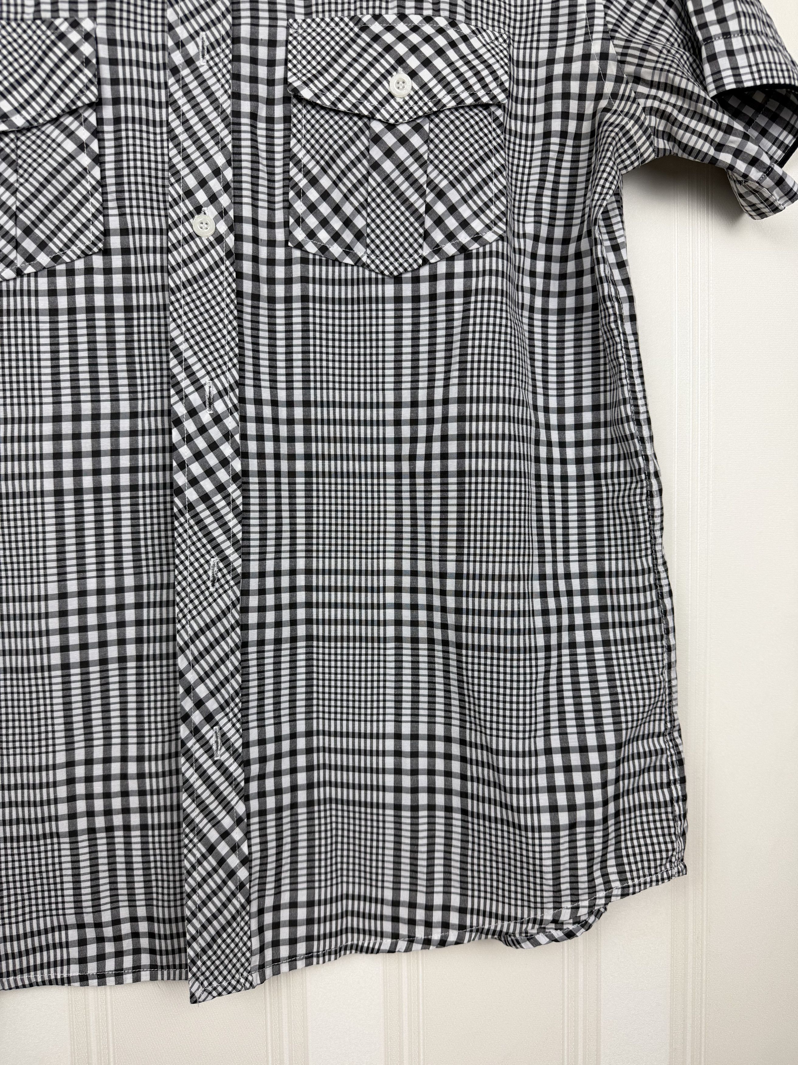 G-Star G-Star Gray Plaid Short Sleeve Shirt Size US M / EU 48-50 / 2 - 9 Thumbnail